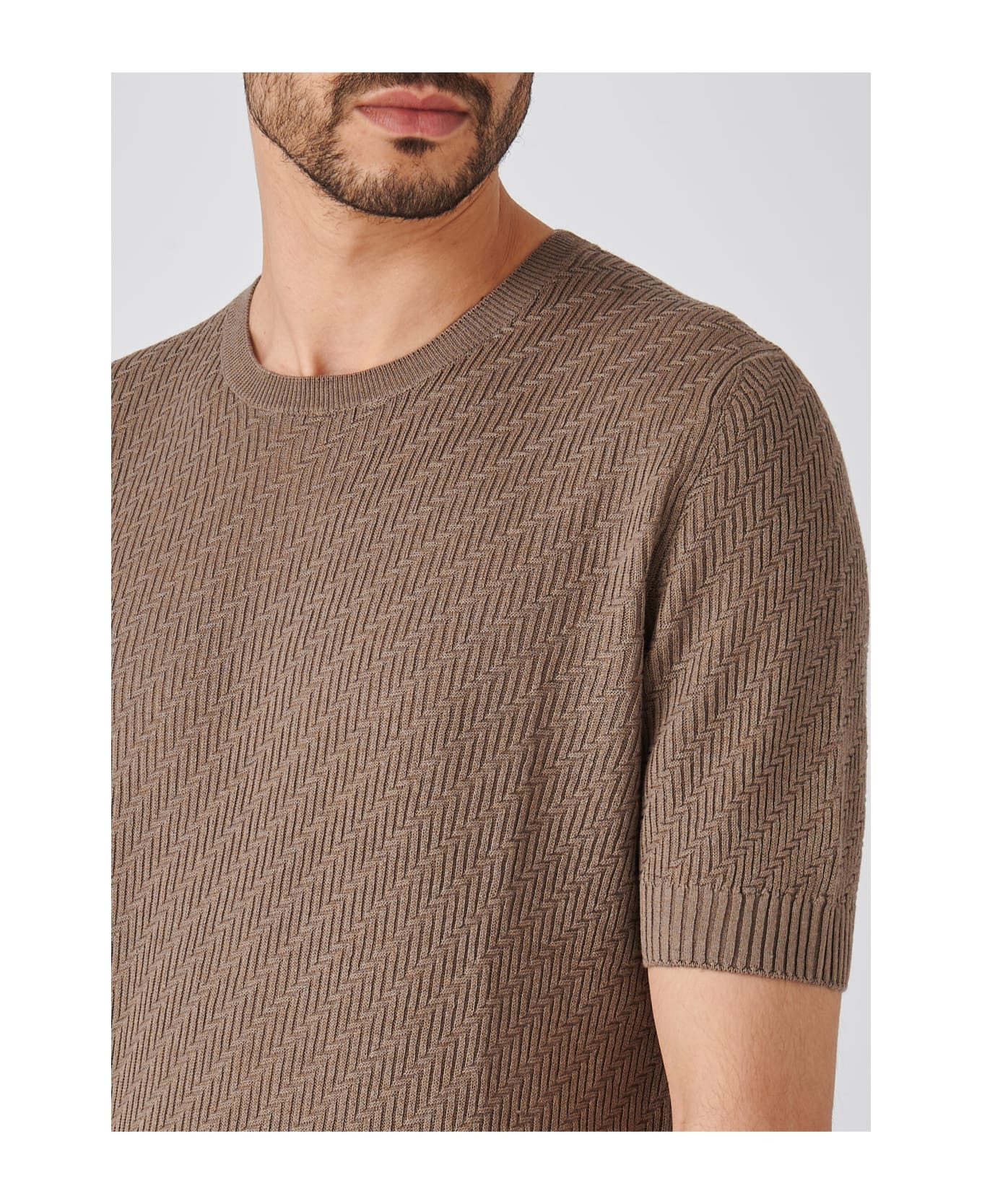 Gran Sasso Paricollo M/m Sweater - CORDA ニットウェア
