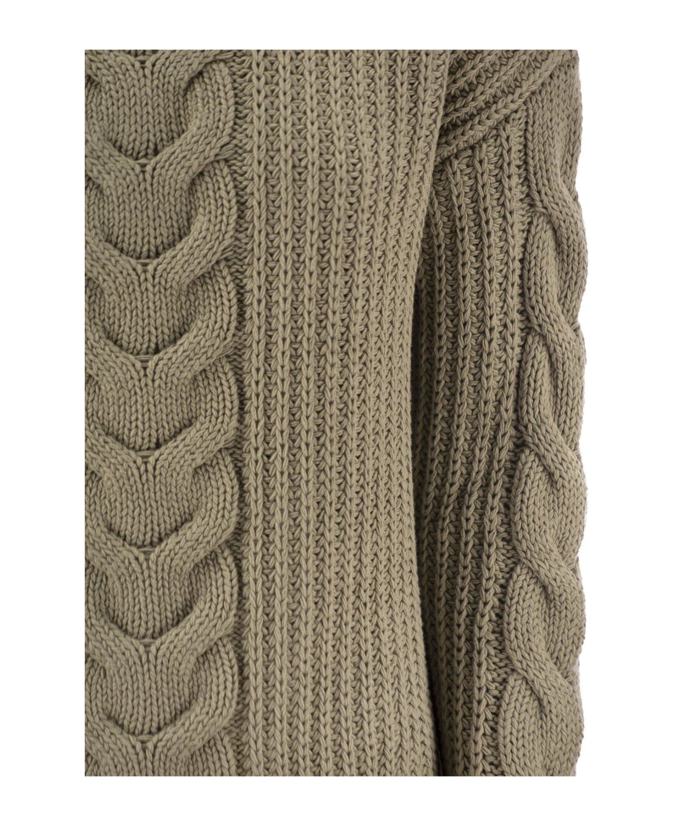 Max Mara Crewneck Knit Sweaters - Kaki ニットウェア