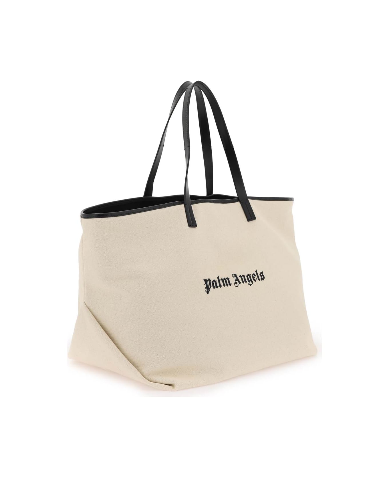Palm Angels Canvas Tote Bag - Off White トートバッグ