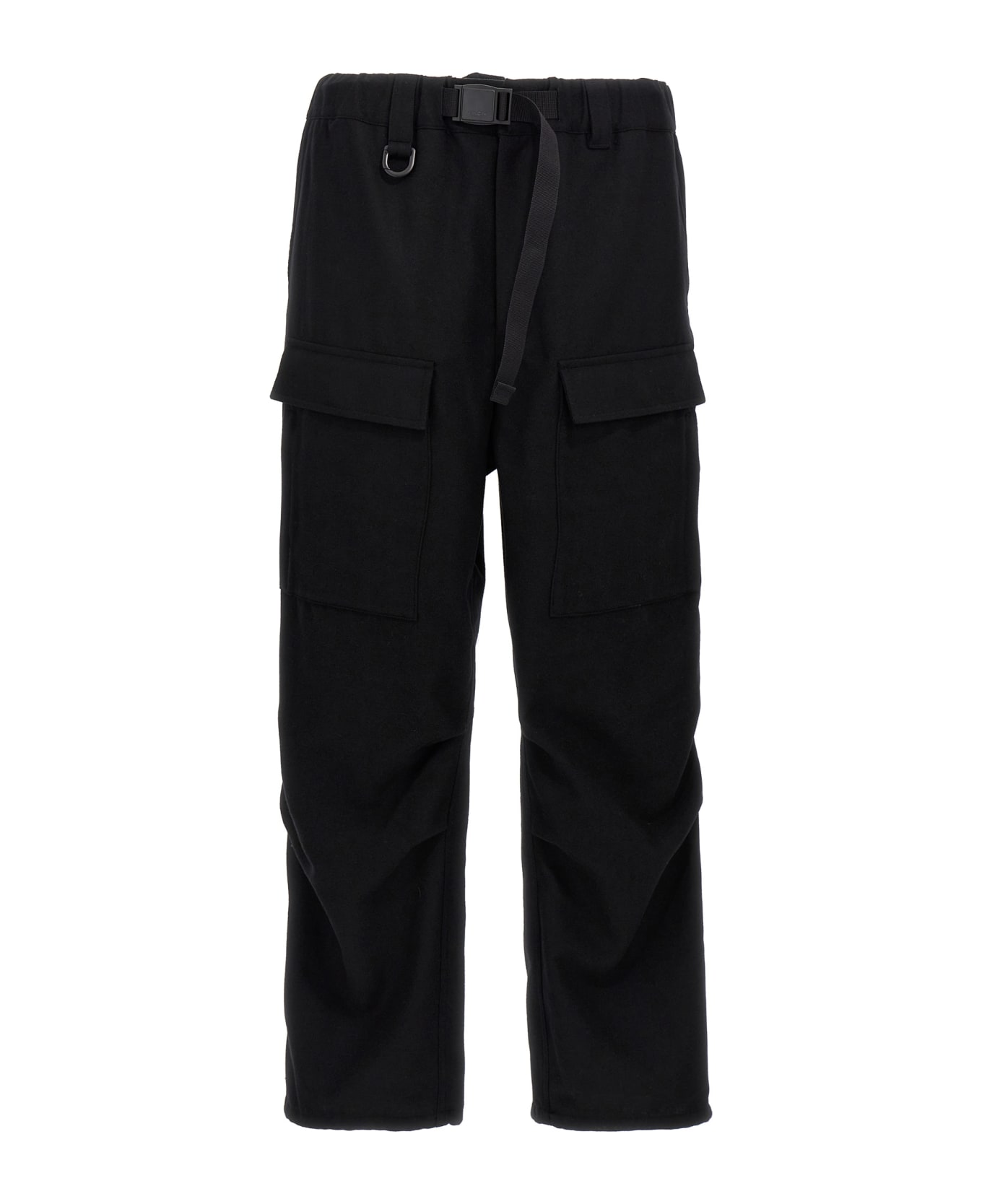 Y-3 'flannel Crg' Pants - BLACK