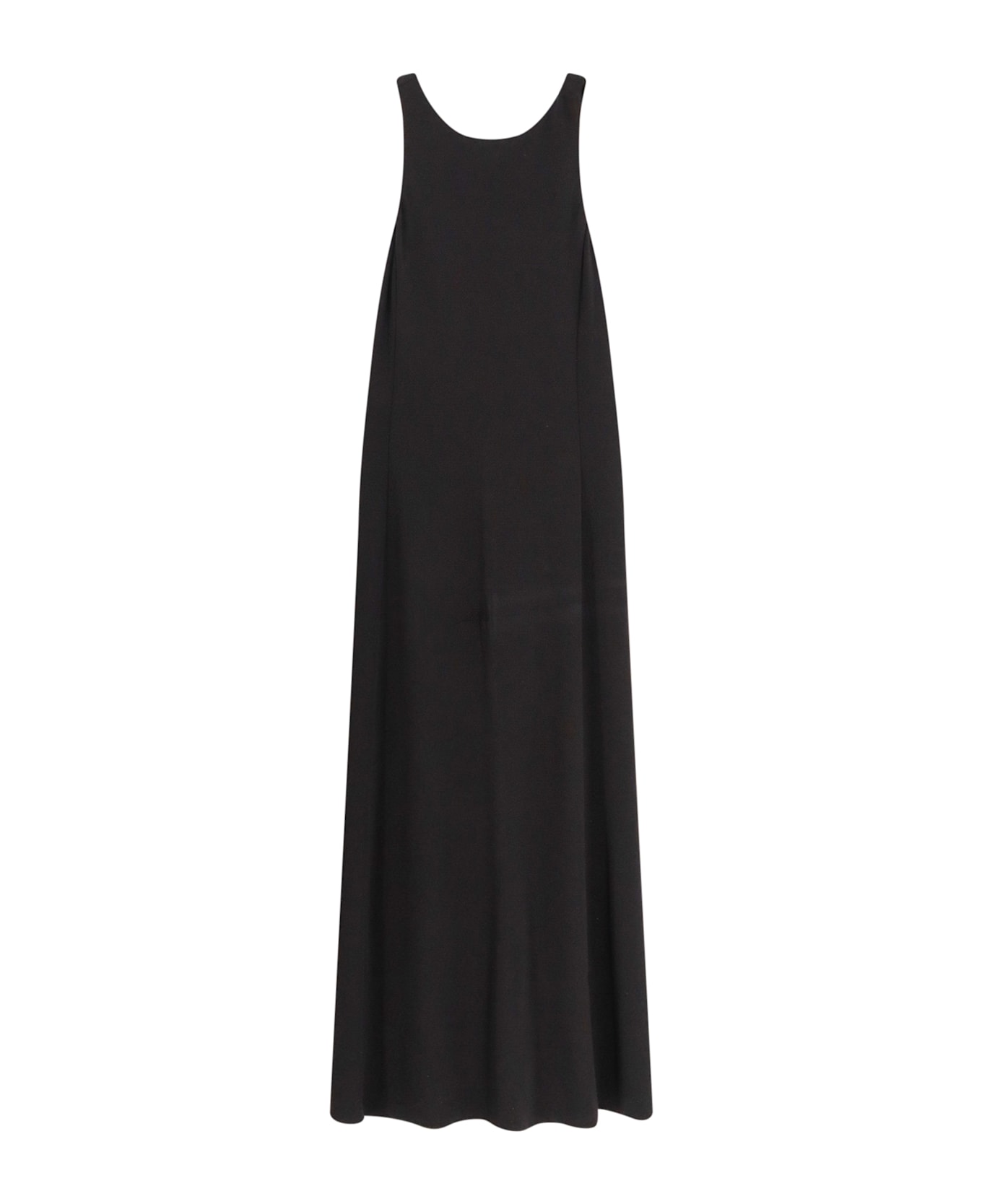 Max Mara Pompei Crewneck Sleeveless Dress - Black