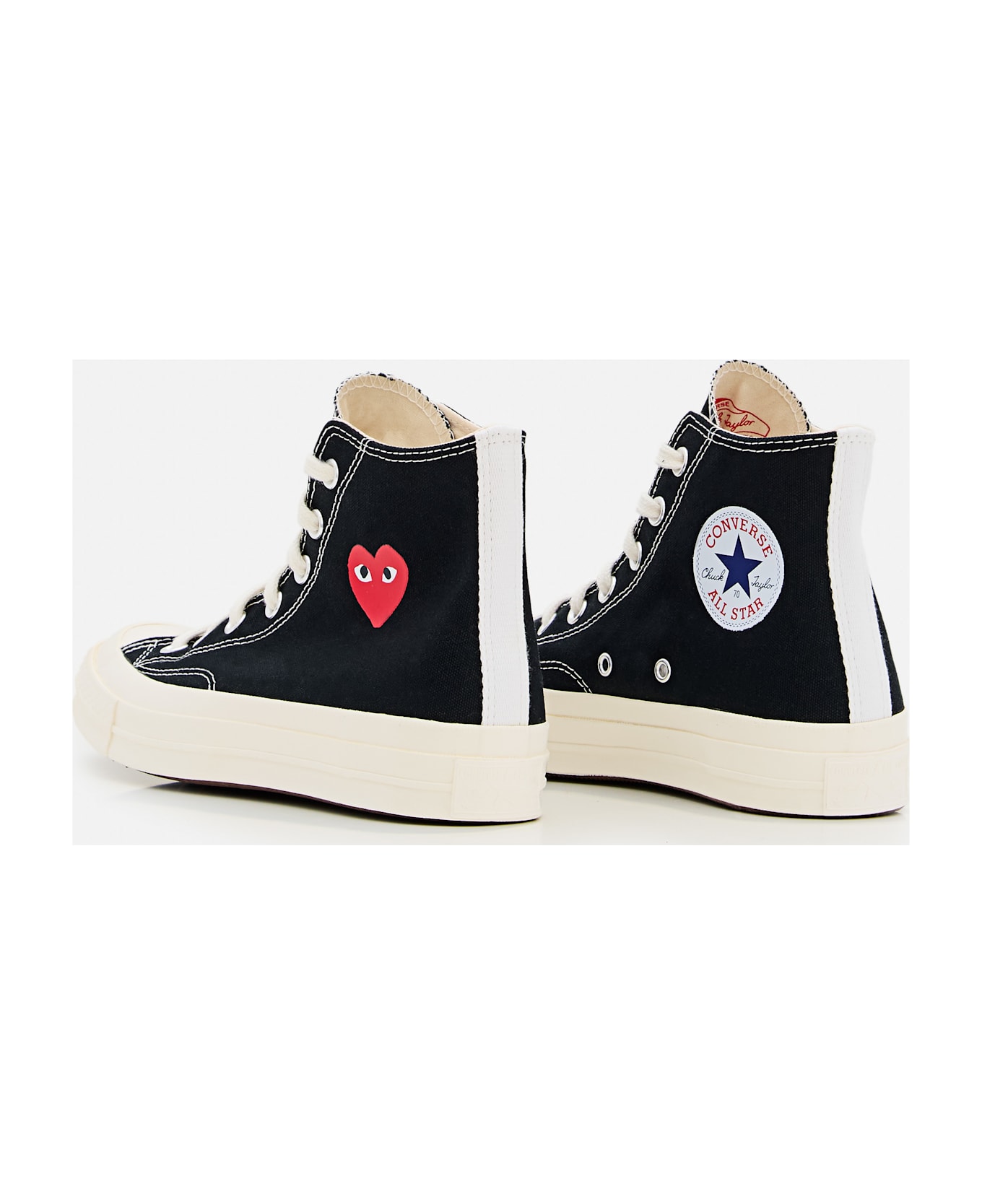 Comme des Garçons Play Play Converse High Sneakers - Black