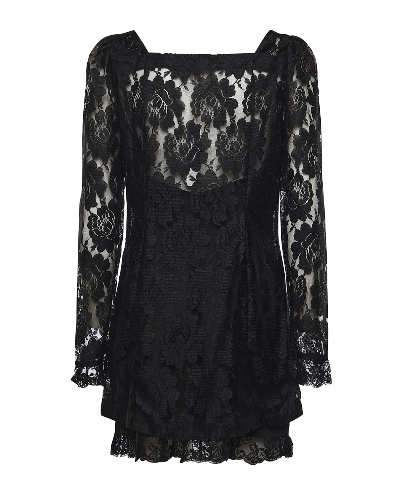 For Love & Lemons Claudia Mini Dress - Black