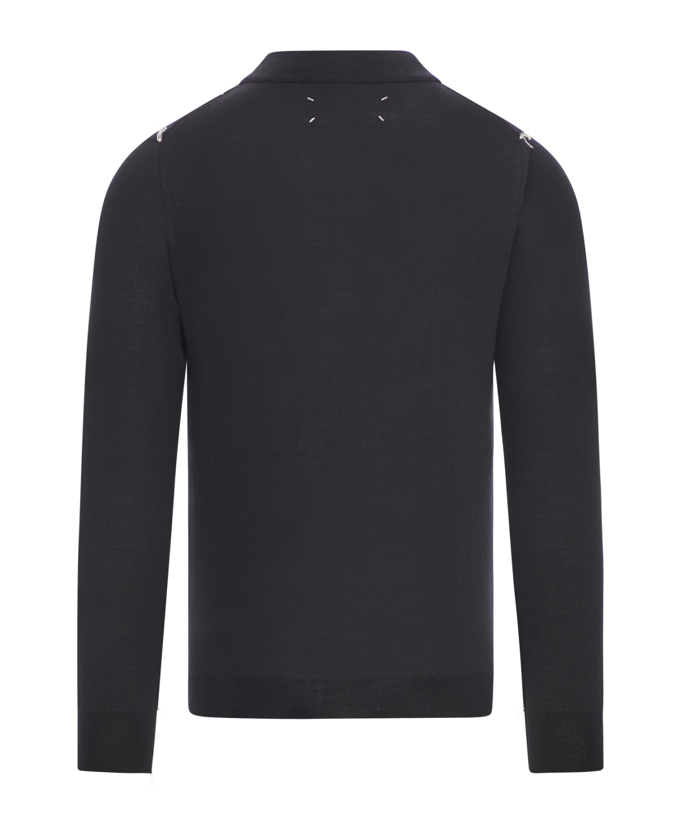 Maison Margiela Merino Wool Sweater - Black