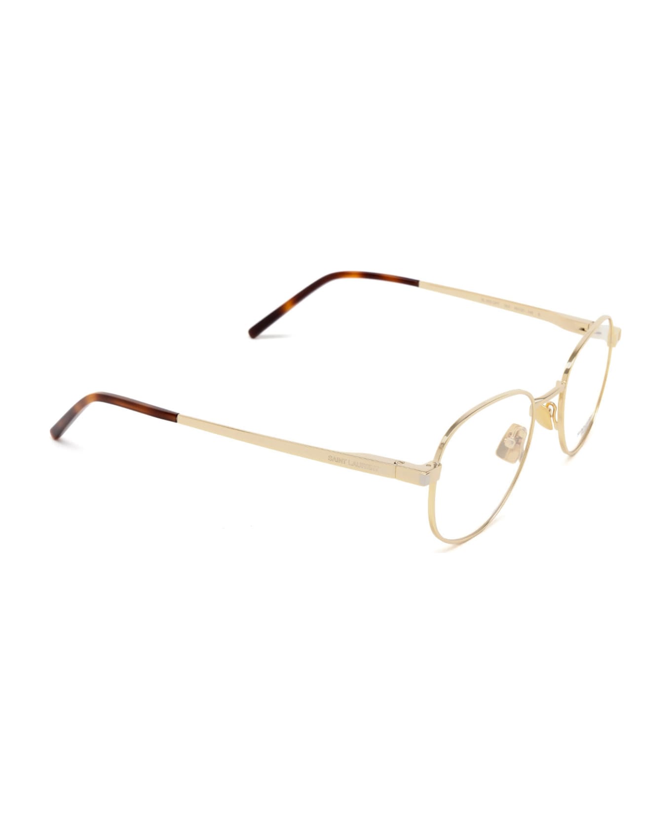 Saint Laurent Eyewear Sl 555 Opt Gold Glasses - Gold