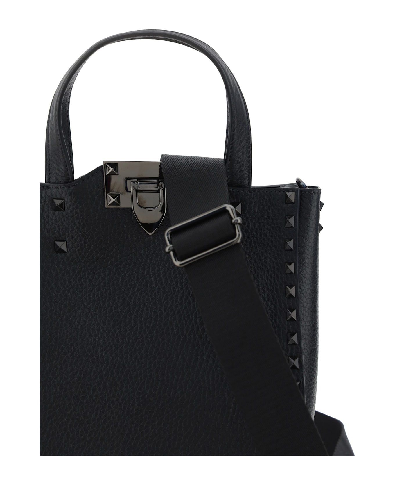 Valentino Garavani Rockstud Small Handbag - Nero