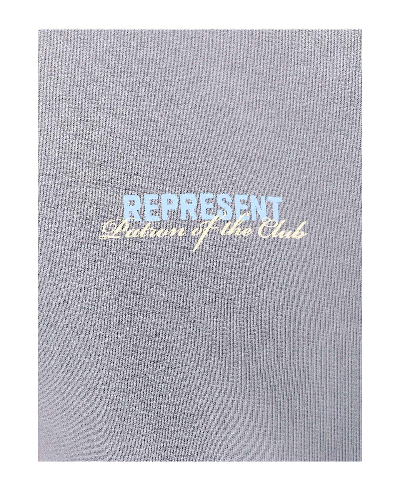 REPRESENT Patron Of The Club Washed Cotton Sweatshirt - Grey