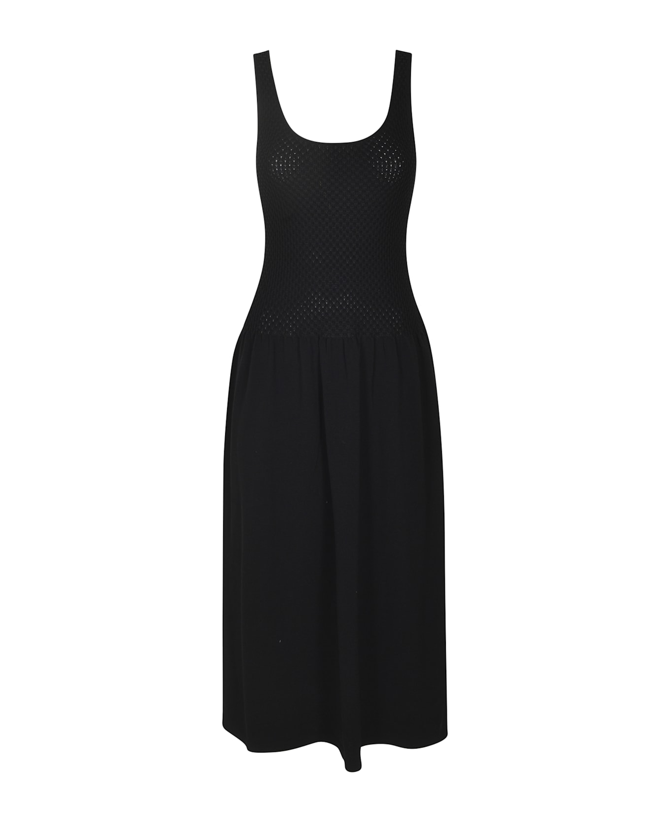 Theory Scoop-neck Sleeveless Knit Dress - Black