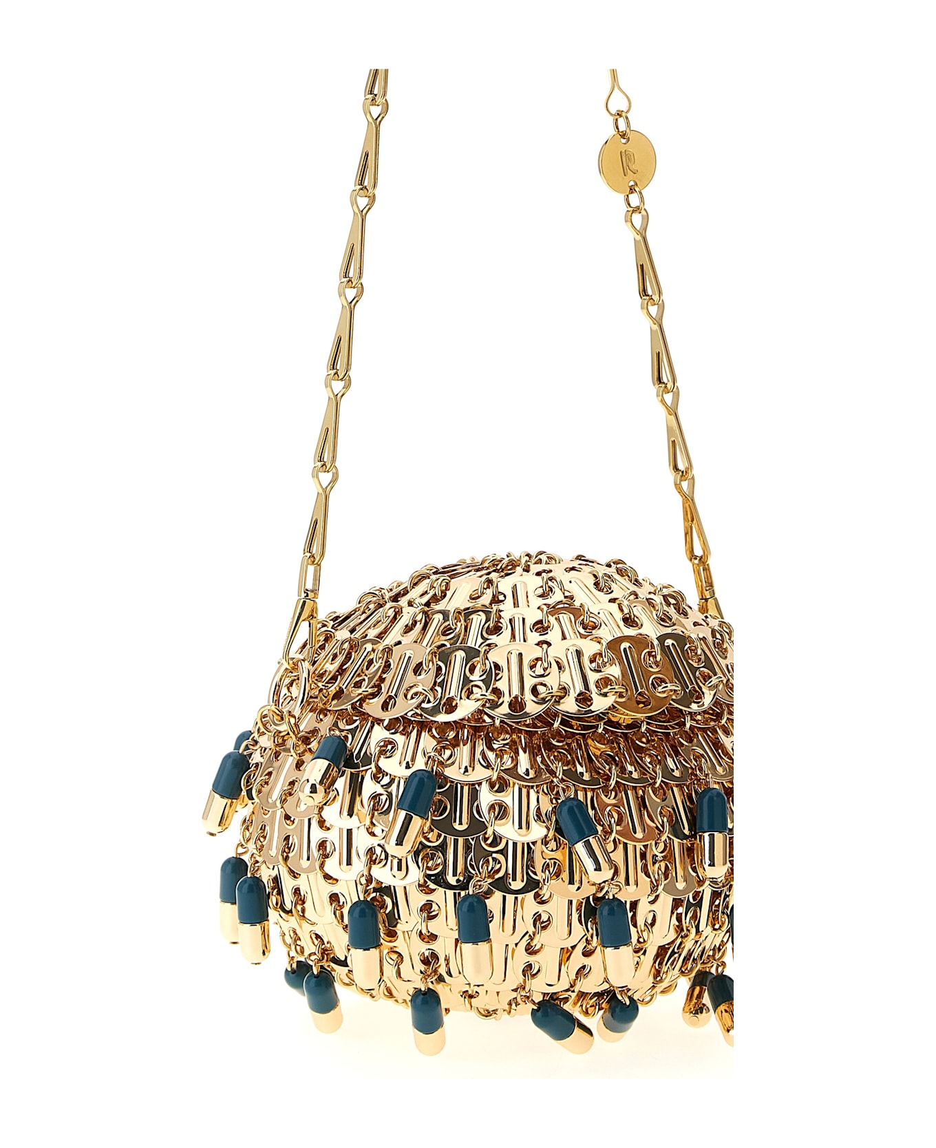 Paco Rabanne 
1969 Ball Pils
 Handbag - Gold