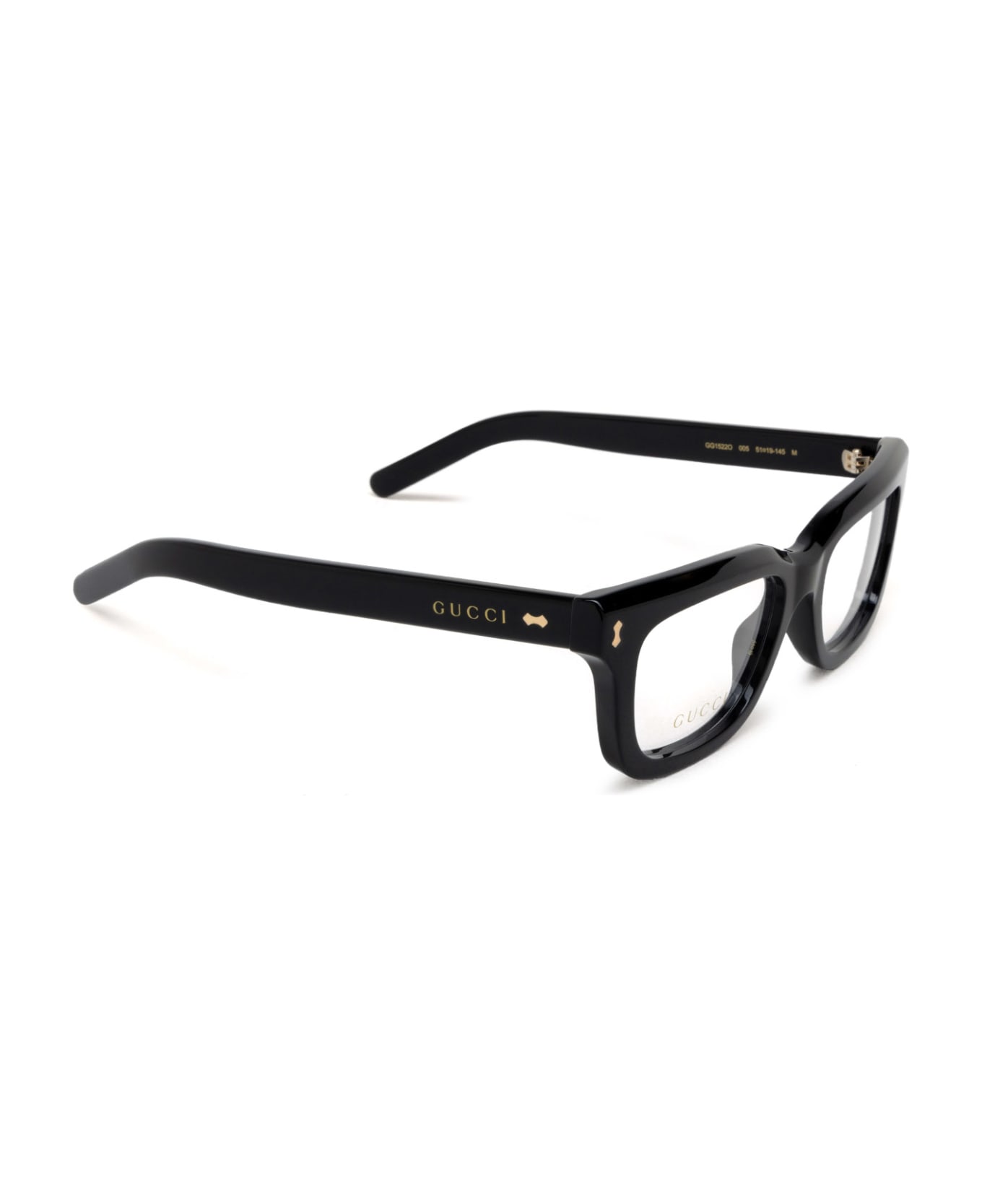 Gucci Eyewear Gg1522o Black Glasses - Black