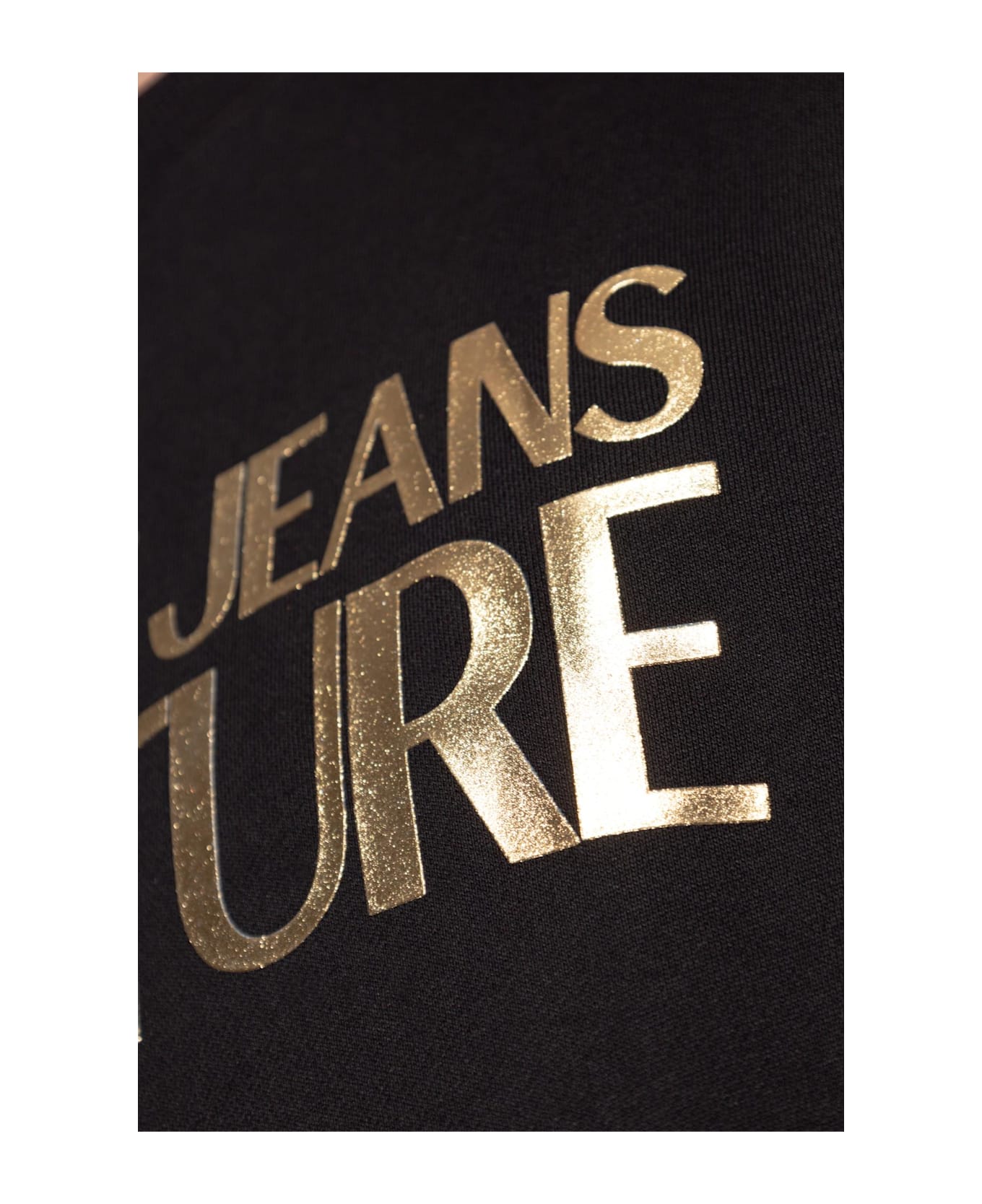 Versace Jeans Couture Sweatshirt With Printed Logo - black