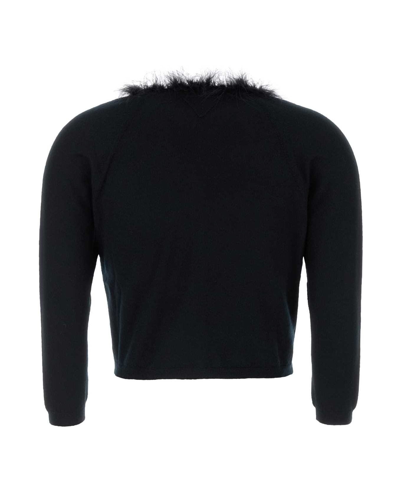 Prada Black Cashmere Cardigan - NERO