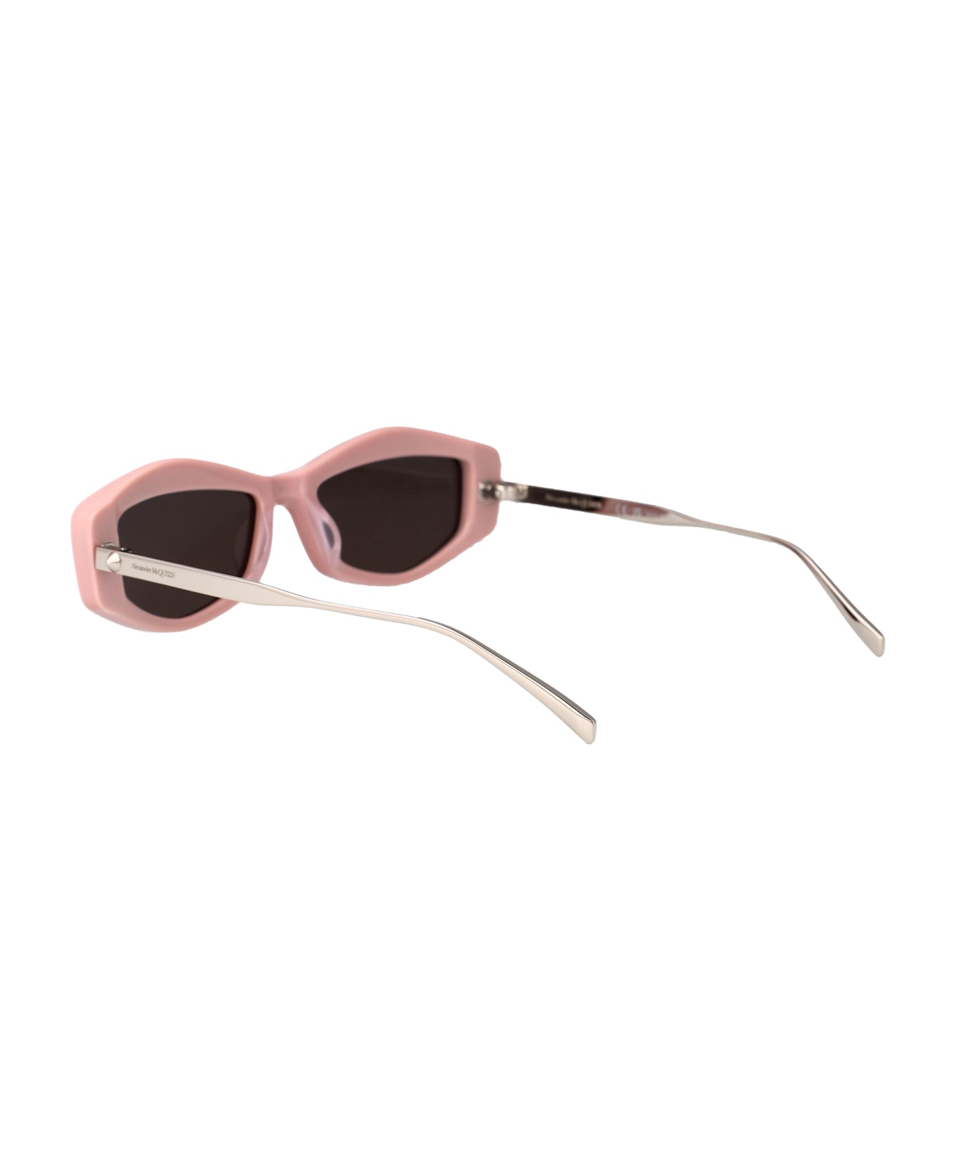 Alexander McQueen Eyewear Am0482s Sunglasses - PINK-SILVER-GREY