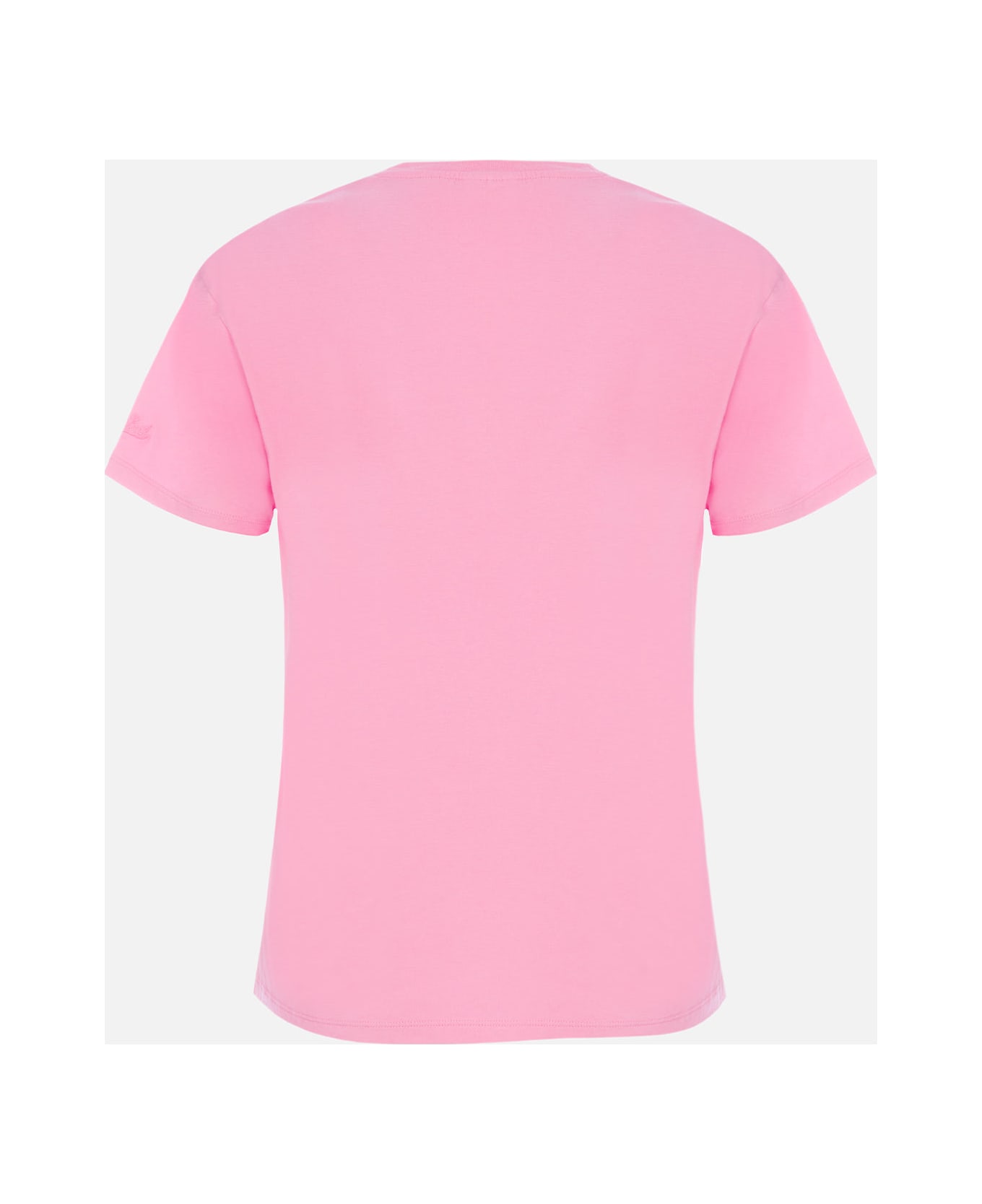 MC2 Saint Barth Woman Cotton Jersey Crewneck T-shirt Emilie With Barbie St. Barth Print | Barbie Special Edition - PINK