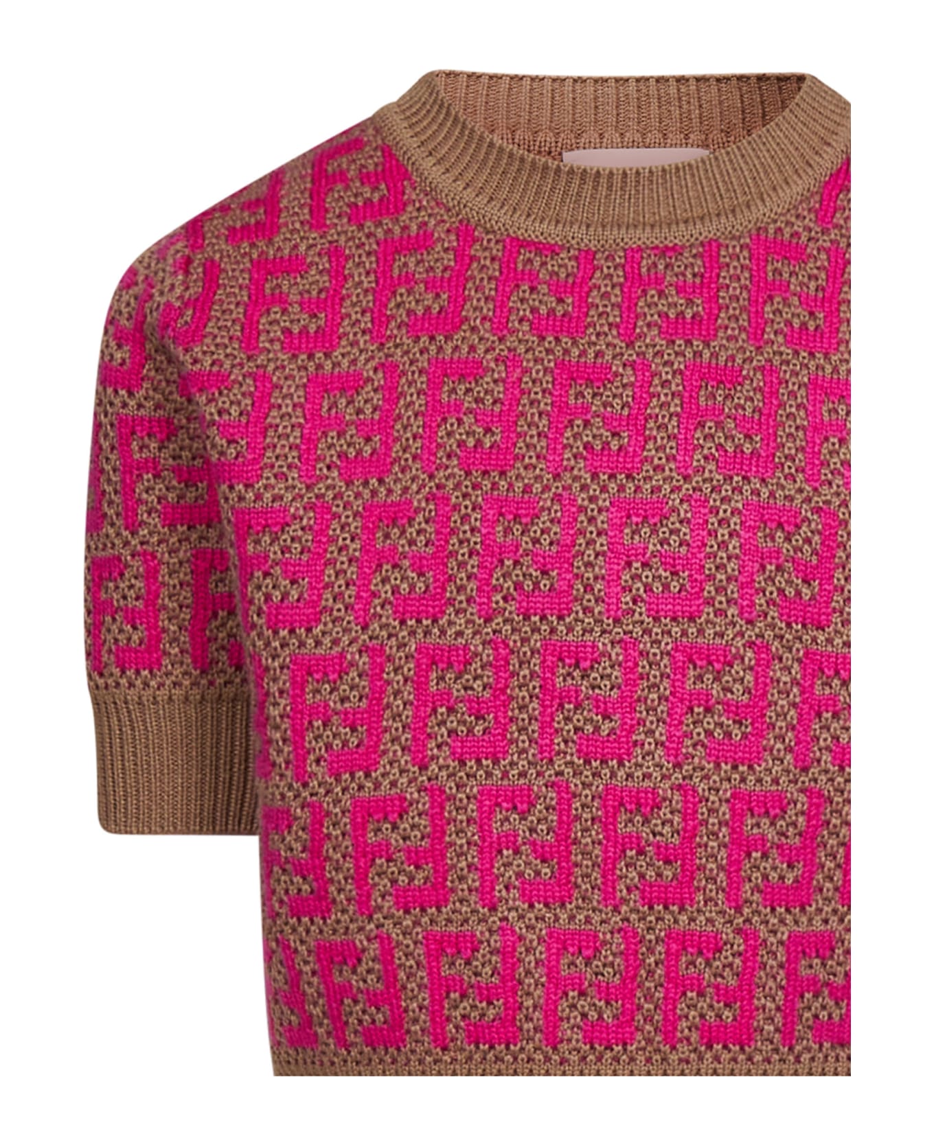 Fendi Kids Sweater - Brown