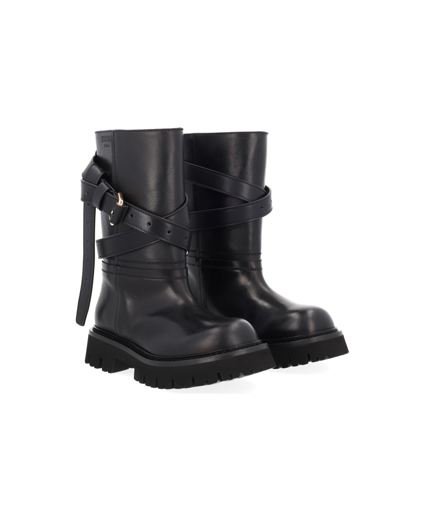 Moschino "tie-me" Boot - BLACK