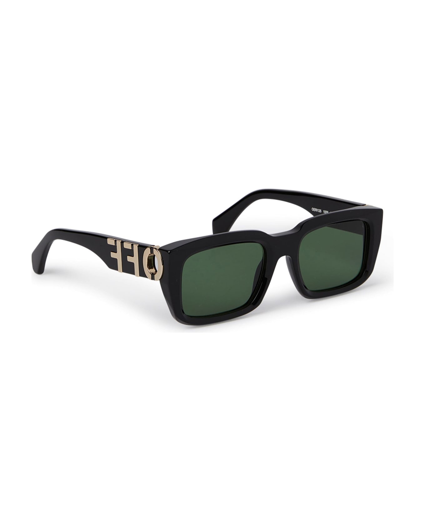 Off-White Hays - Black / Green Sunglasses - Black