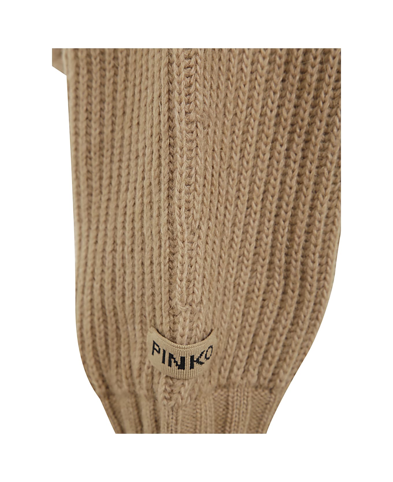 Pinko Sphynx Mohair Mix Sweater - Beige Grey