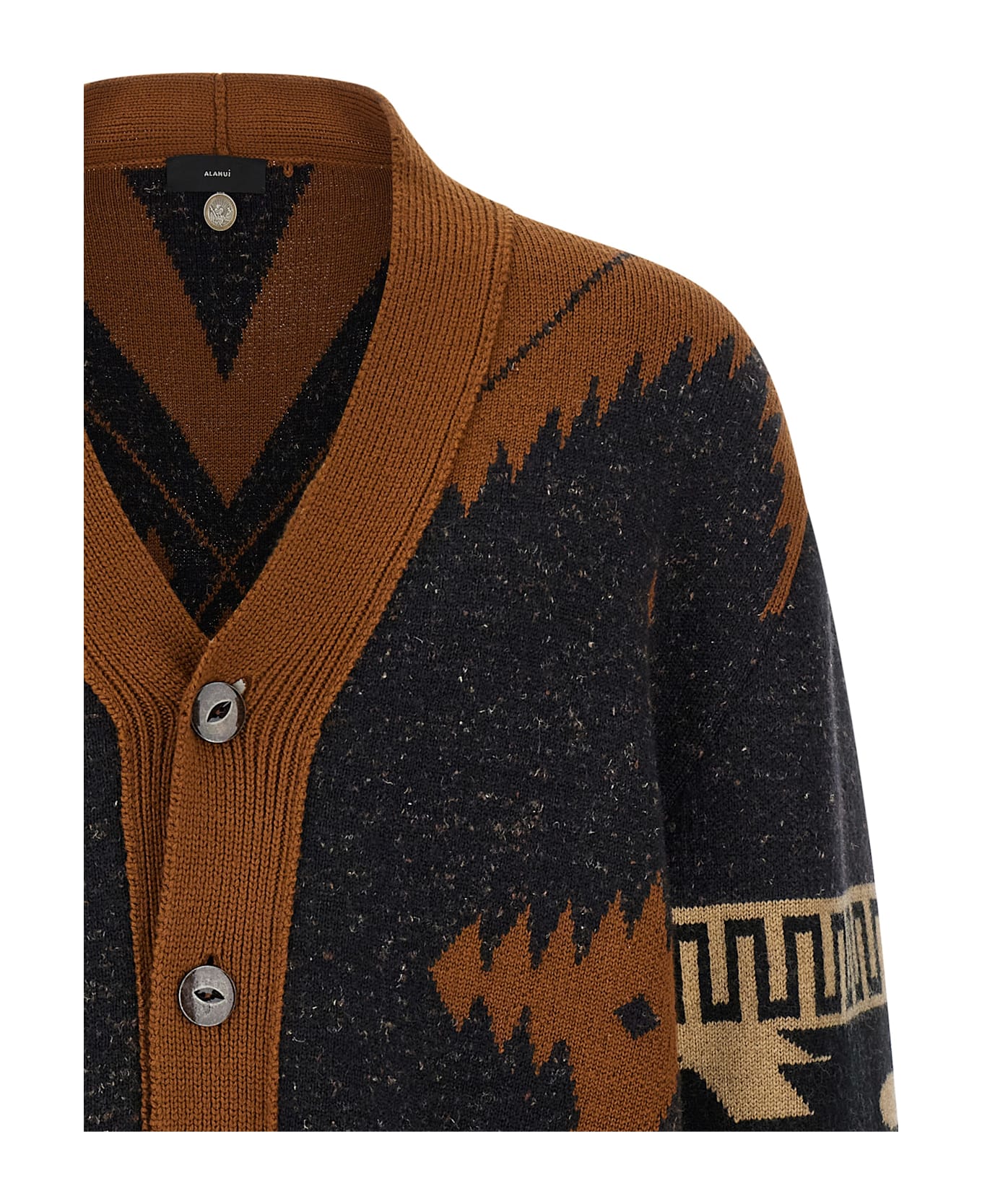 Alanui 
dreamscape Icon
 Cardigan - BROWN/BLACK