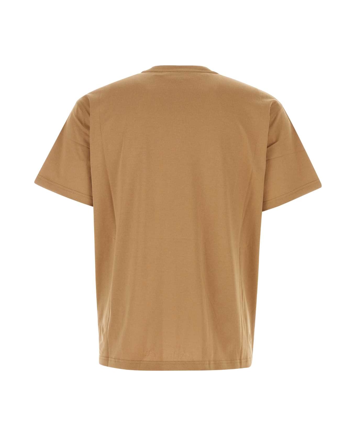 Burberry Biscuit Cotton T-shirt - CAMEL