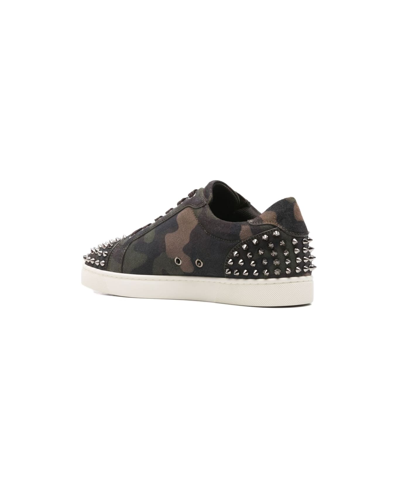 Christian Louboutin Seavaste Leather Sneakers - Brown