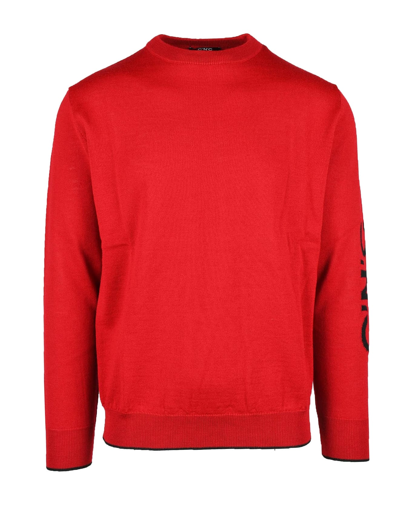 CoSTUME NATIONAL CONTEMPORARY Men's Red Sweater - Red