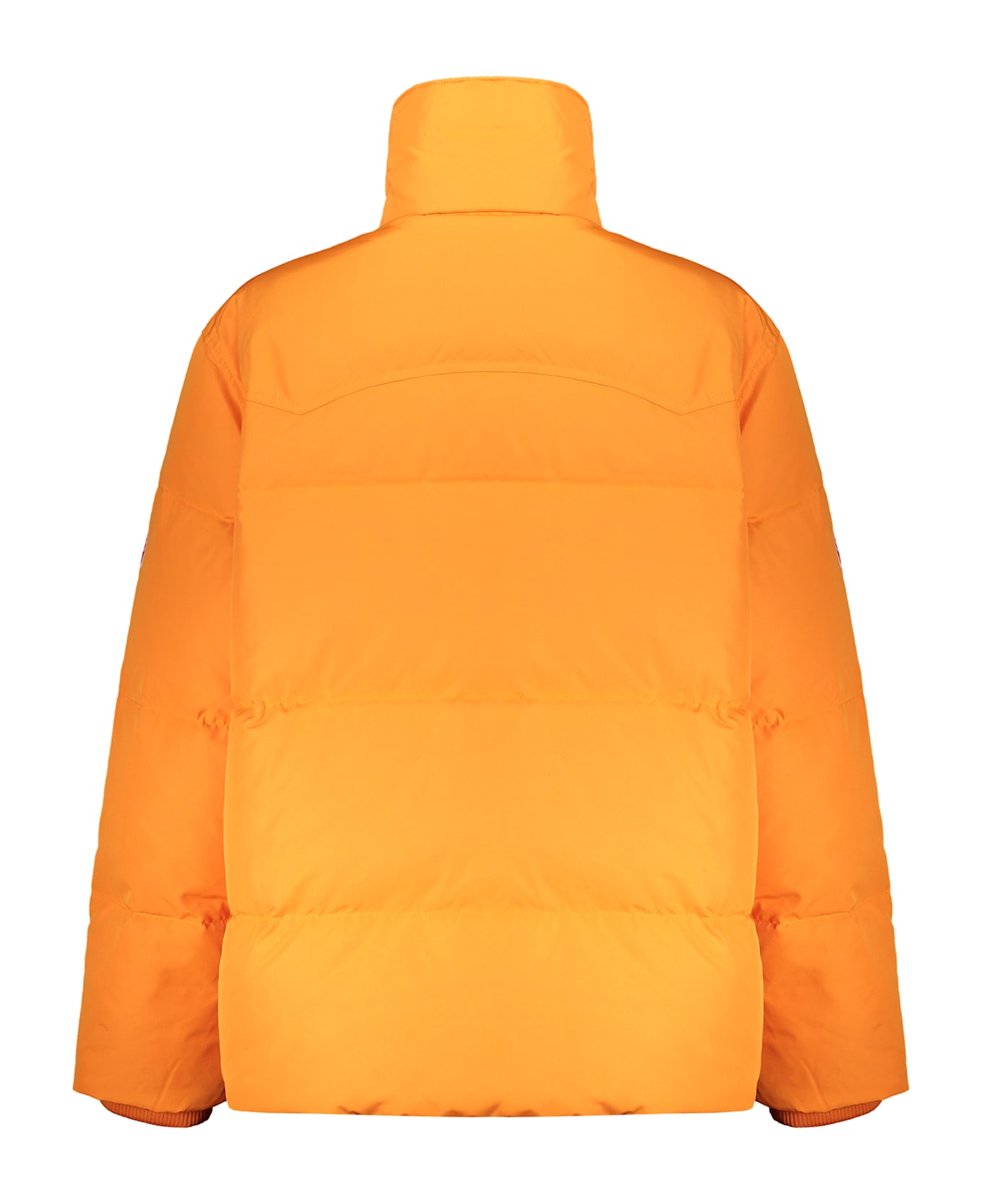 Kenzo Zip And Snap Button Fastening Down Jacket - Orange