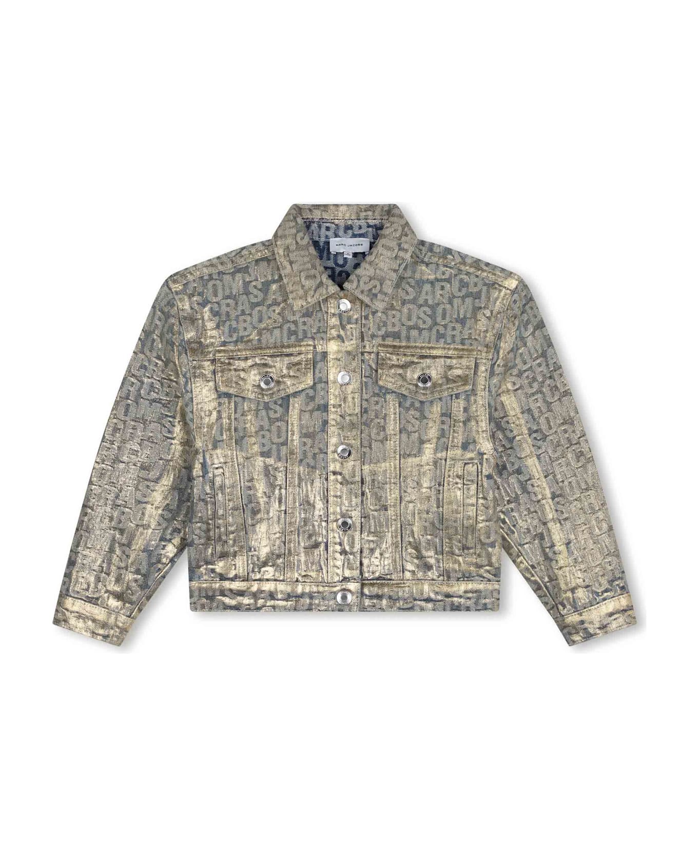 Marc Jacobs Giacca Denim Con Stampa - Gold