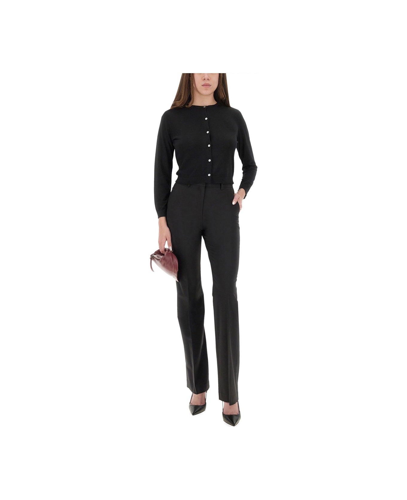 Theory "flared" Pants - BLACK