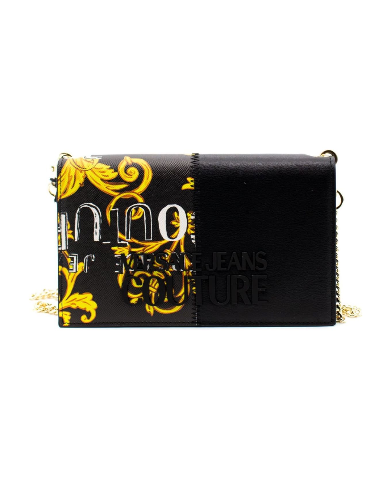 Versace Jeans Couture Wallet With Chain - Black