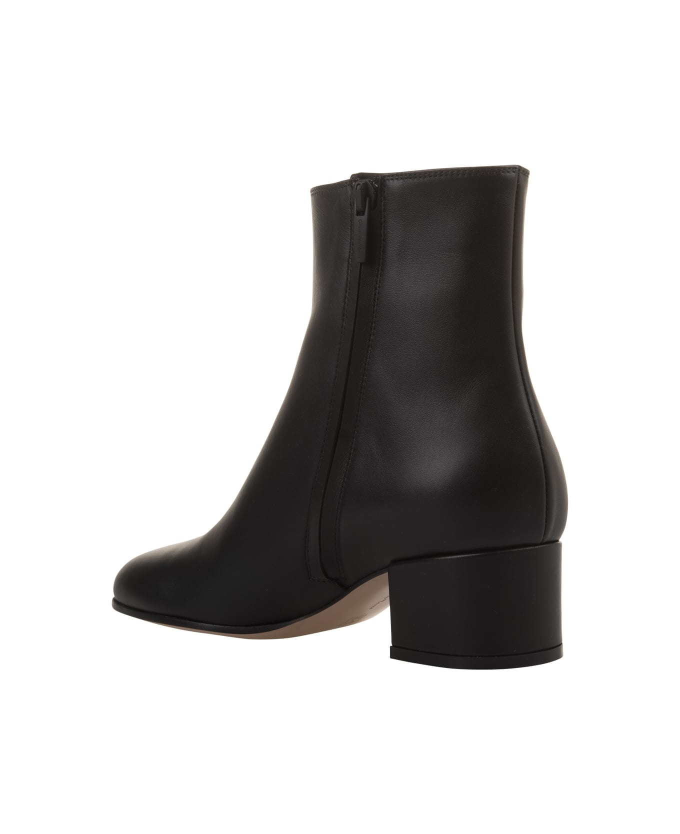 Gianvito Rossi Black Joelle 45 Ankle Boots - Nero