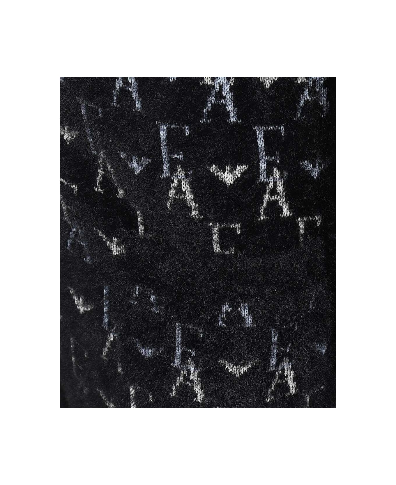 Emporio Armani Knit Cardigan - black カーディガン