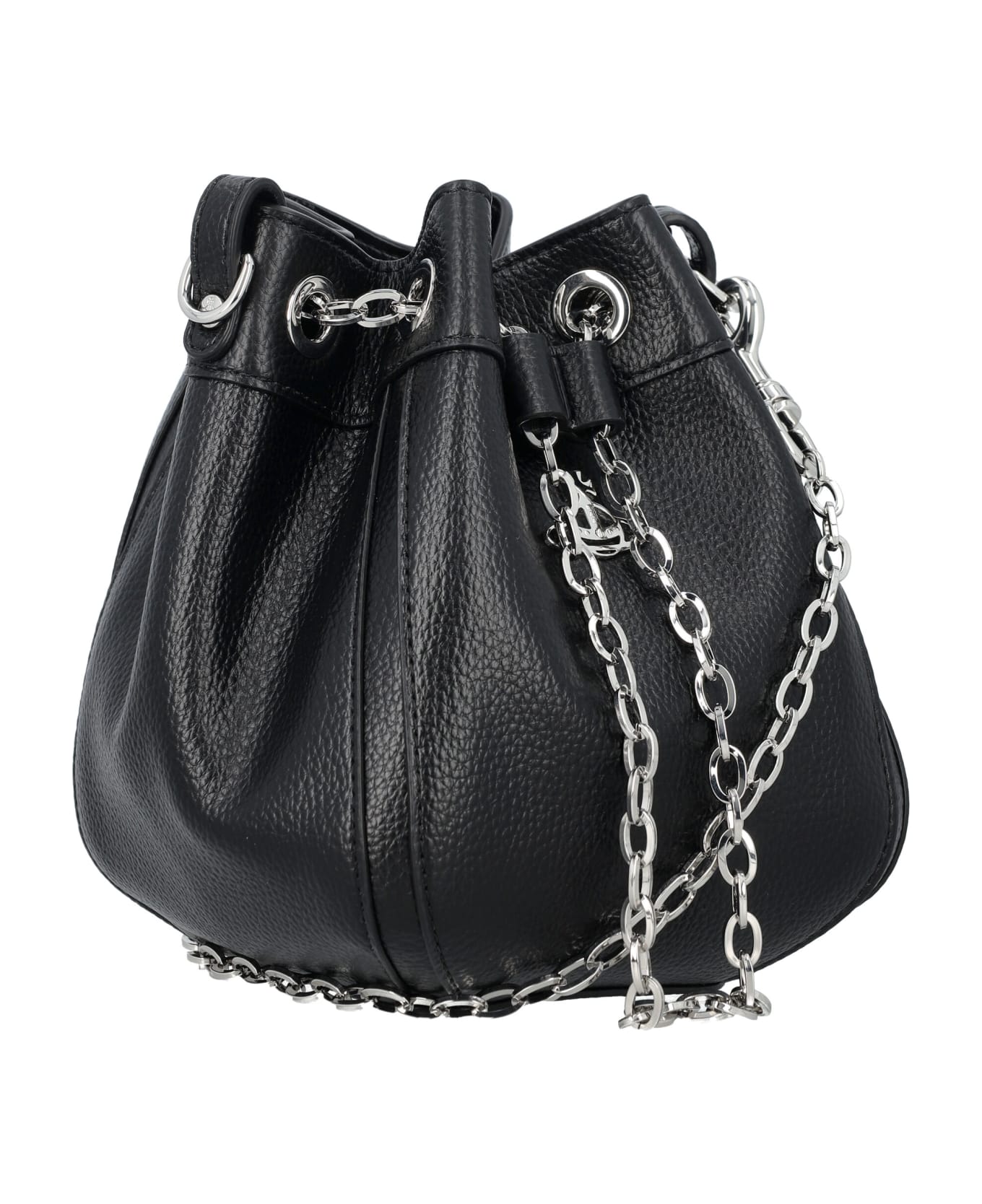 Vivienne Westwood Chrissy Small Bucket Bag - Nero