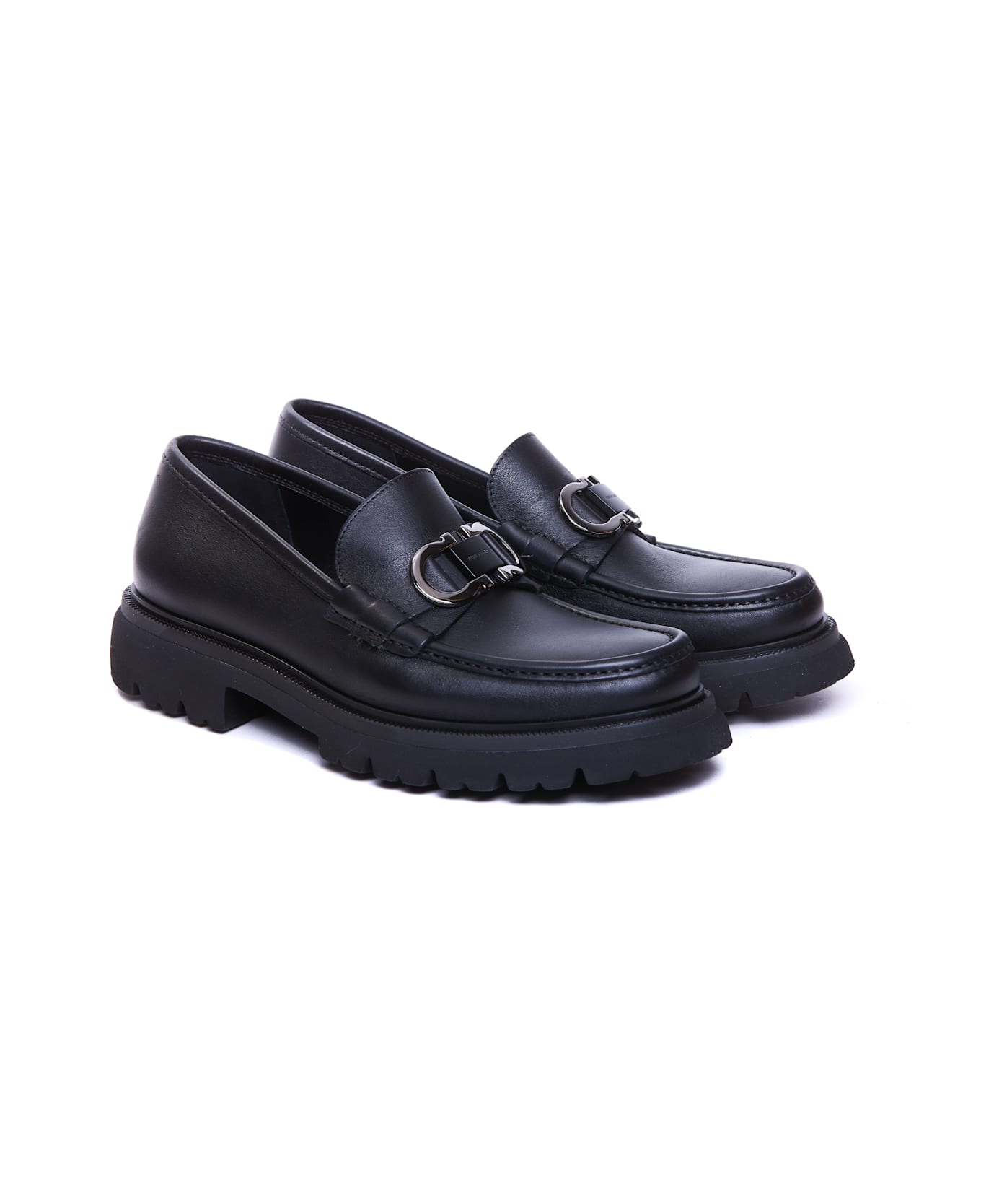 Ferragamo Cocoon Loafers - Black