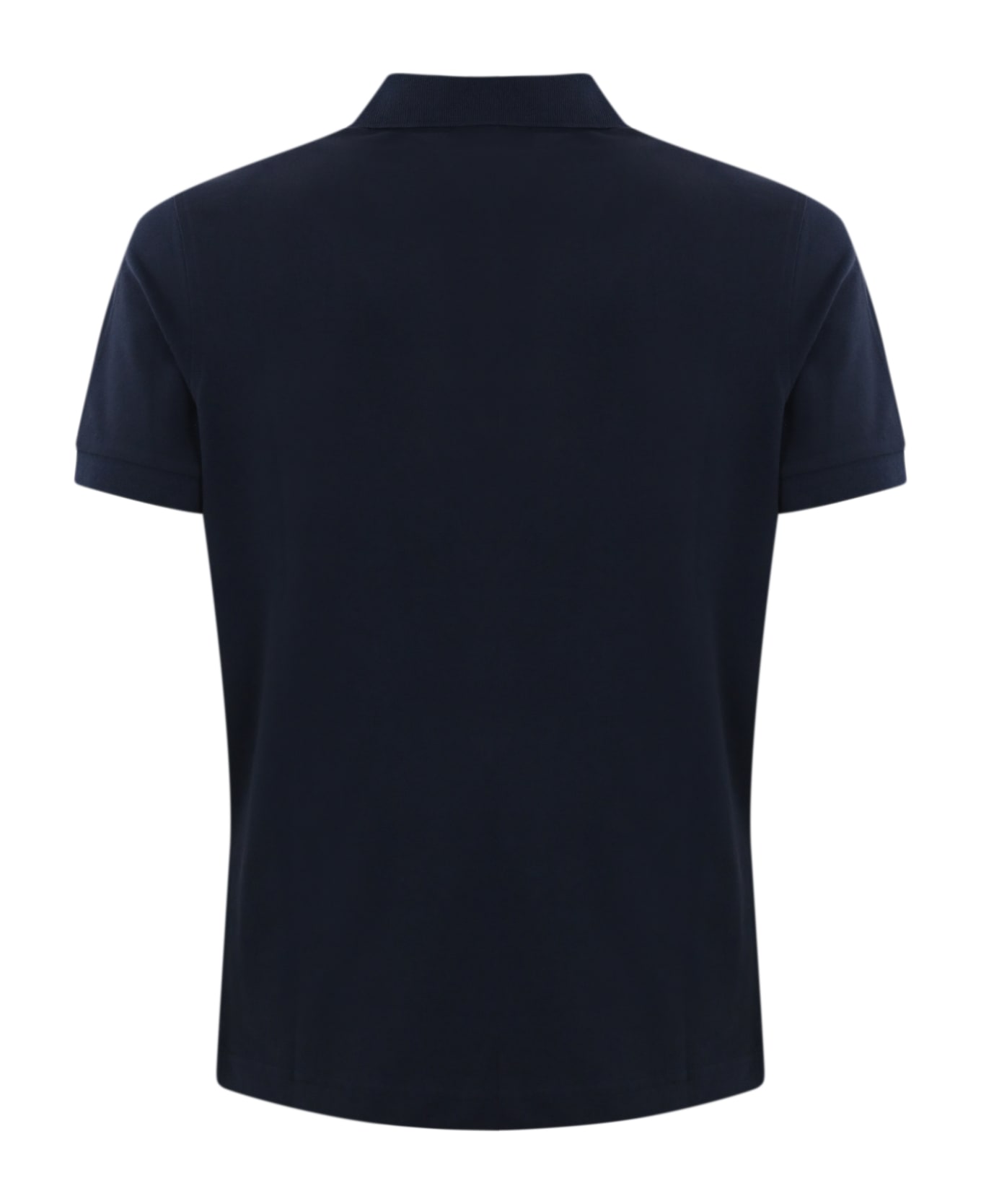 Fay Stretch Cotton Polo Shirt - Blu