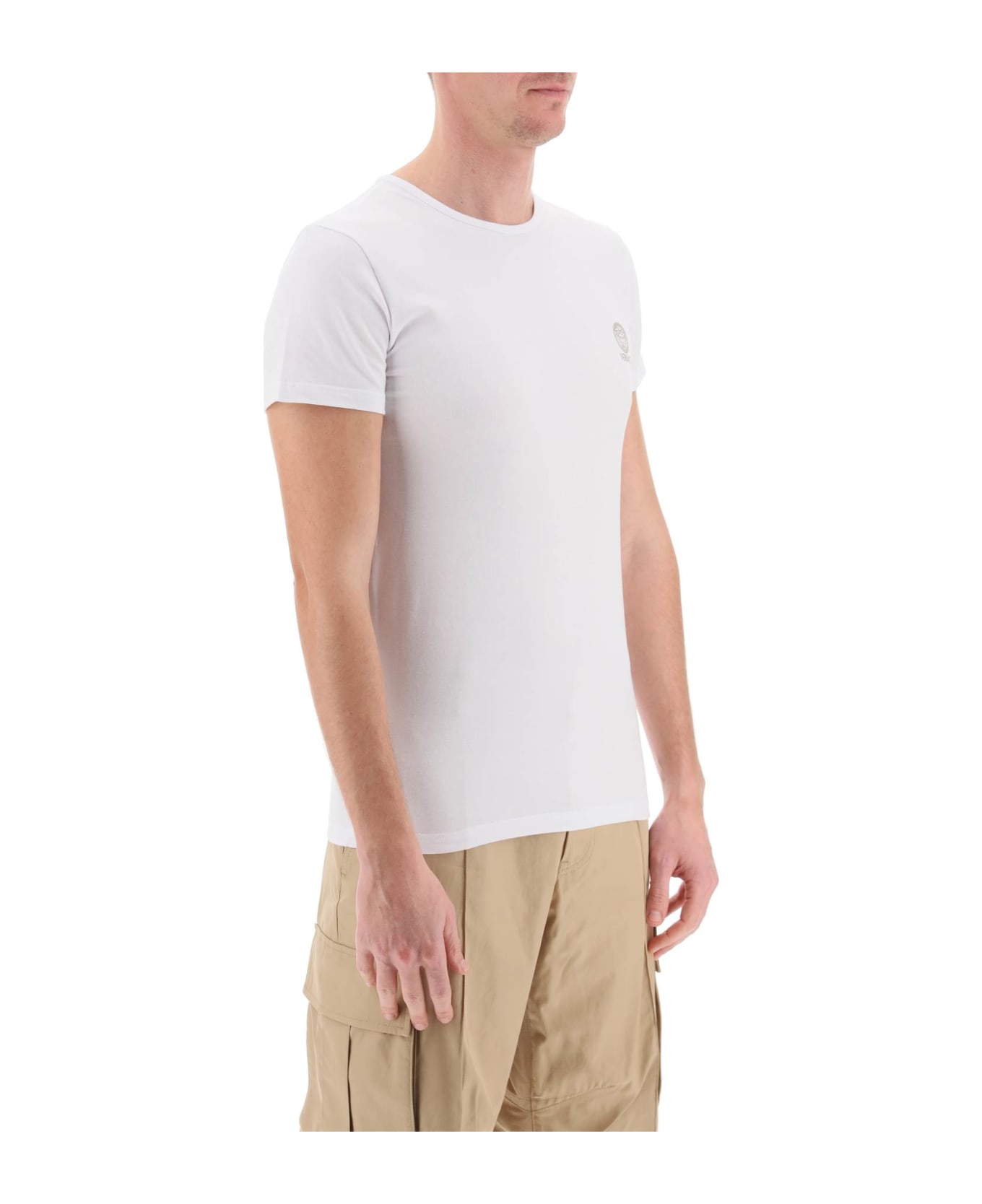 Versace Medusa Underwear T-shirt Bi-pack - Optical white