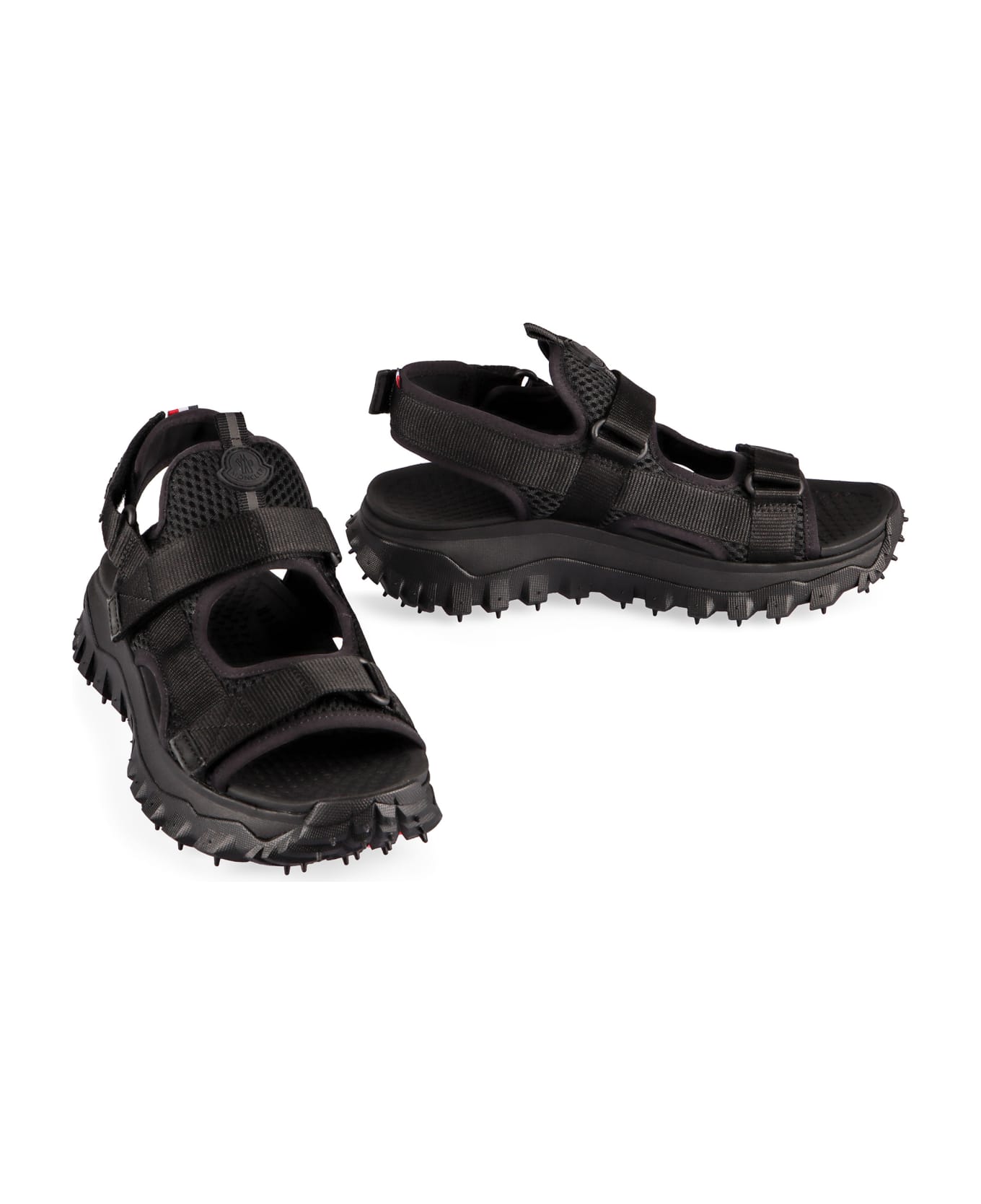 Moncler Trailgrip Vela Flat Sandals - black サンダル
