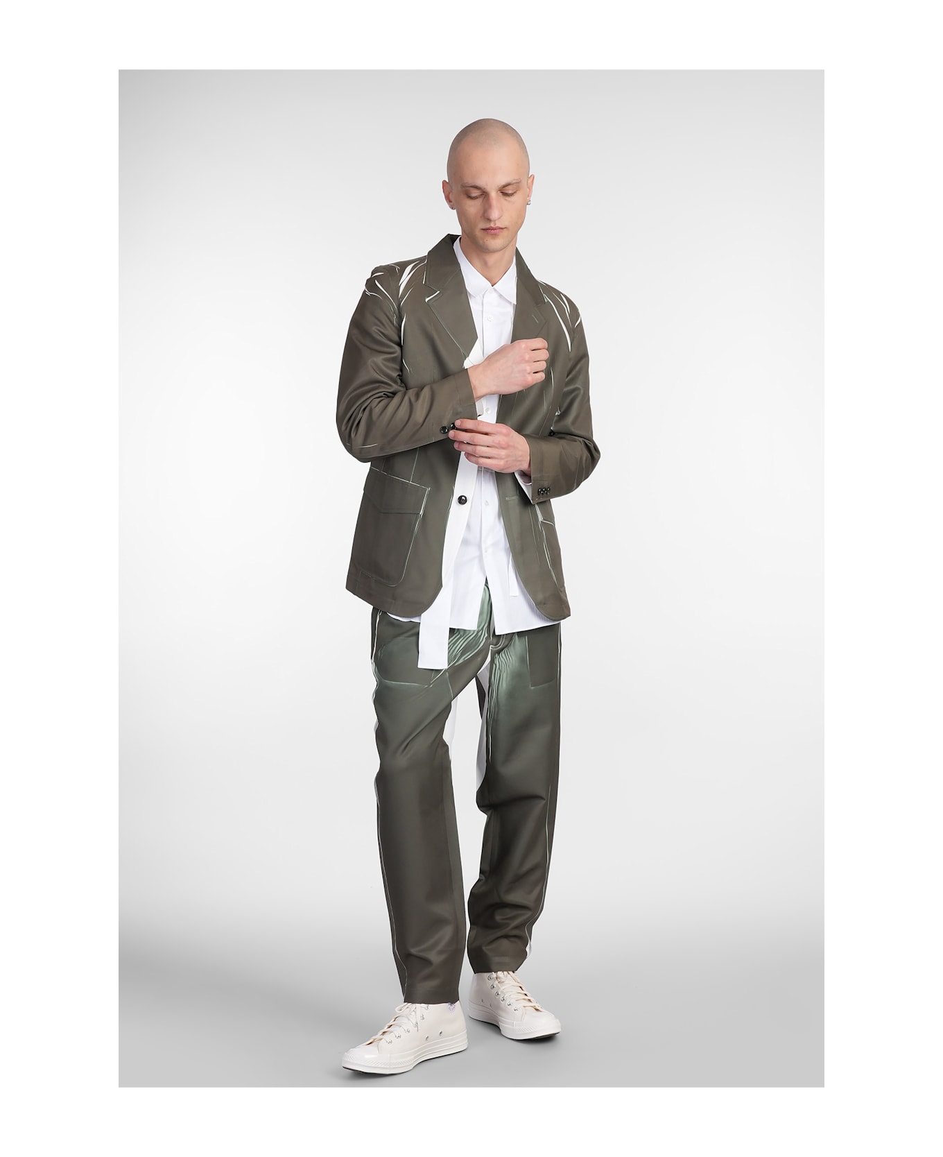 Comme des Garçons Shirt Blazer In Green Polyester - green