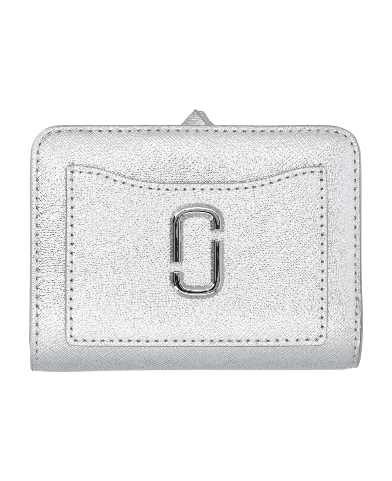 Marc Jacobs The Mini Compact Wallet - SILVER