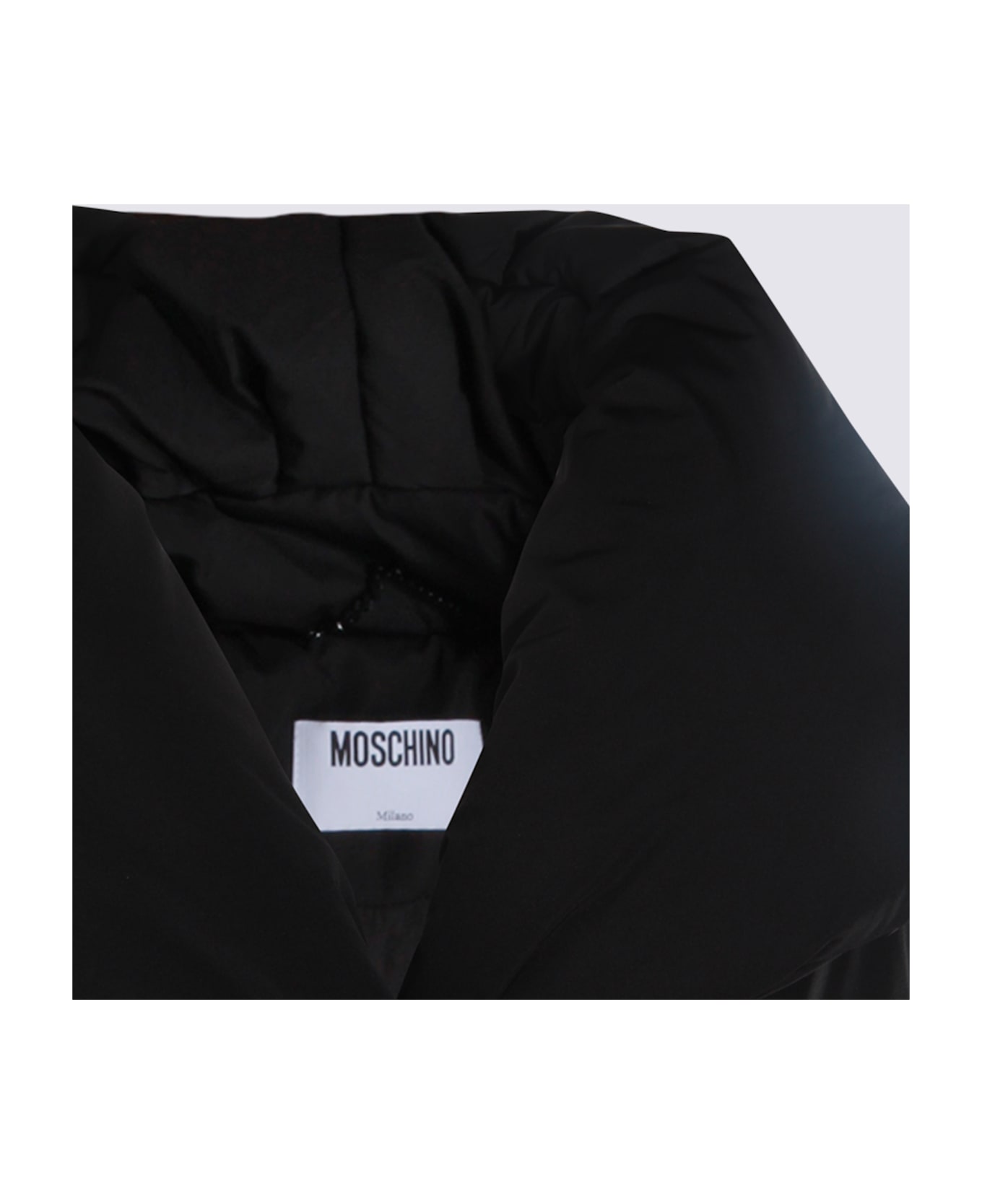 Moschino Black Down Jacket - Black