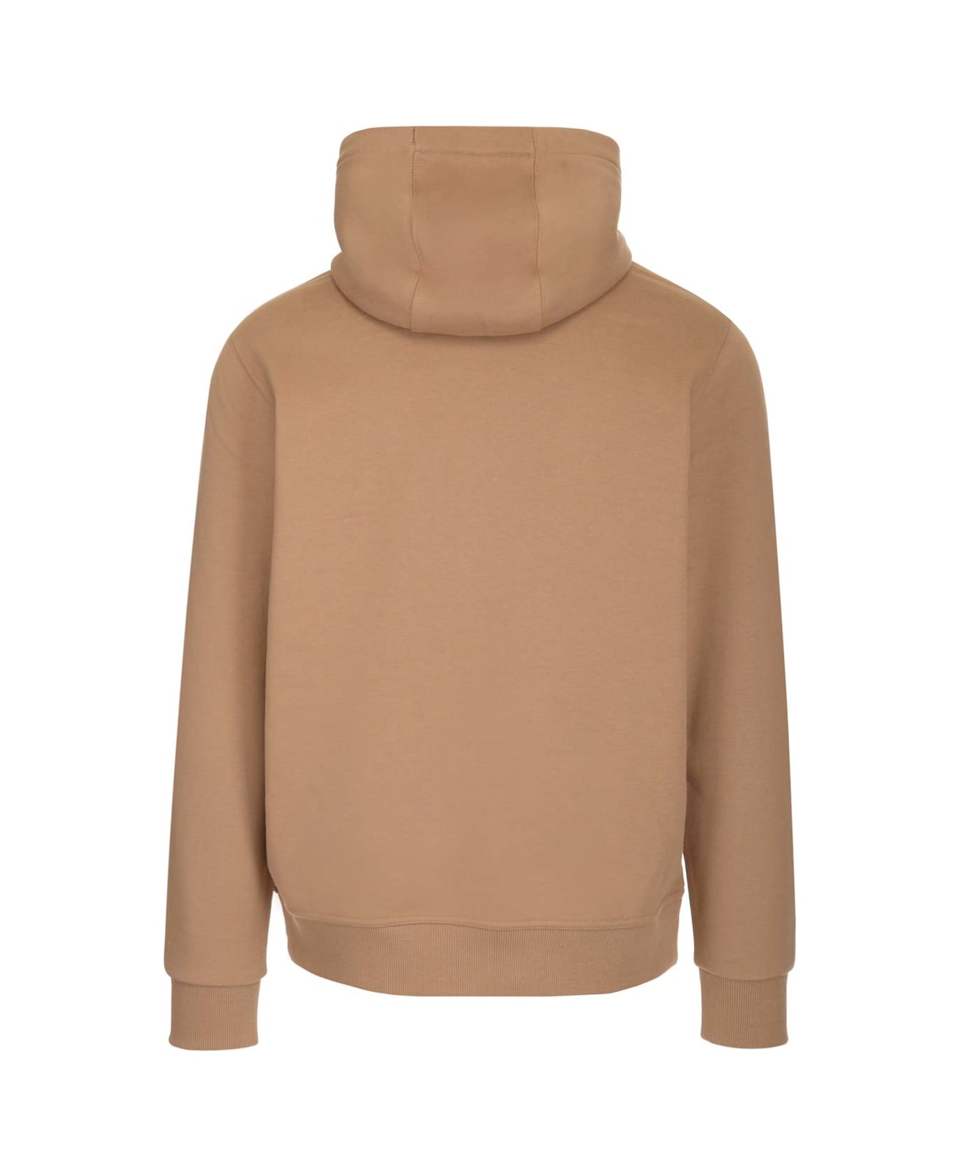 Burberry Camel Colored Cotton Hoodie - Brown