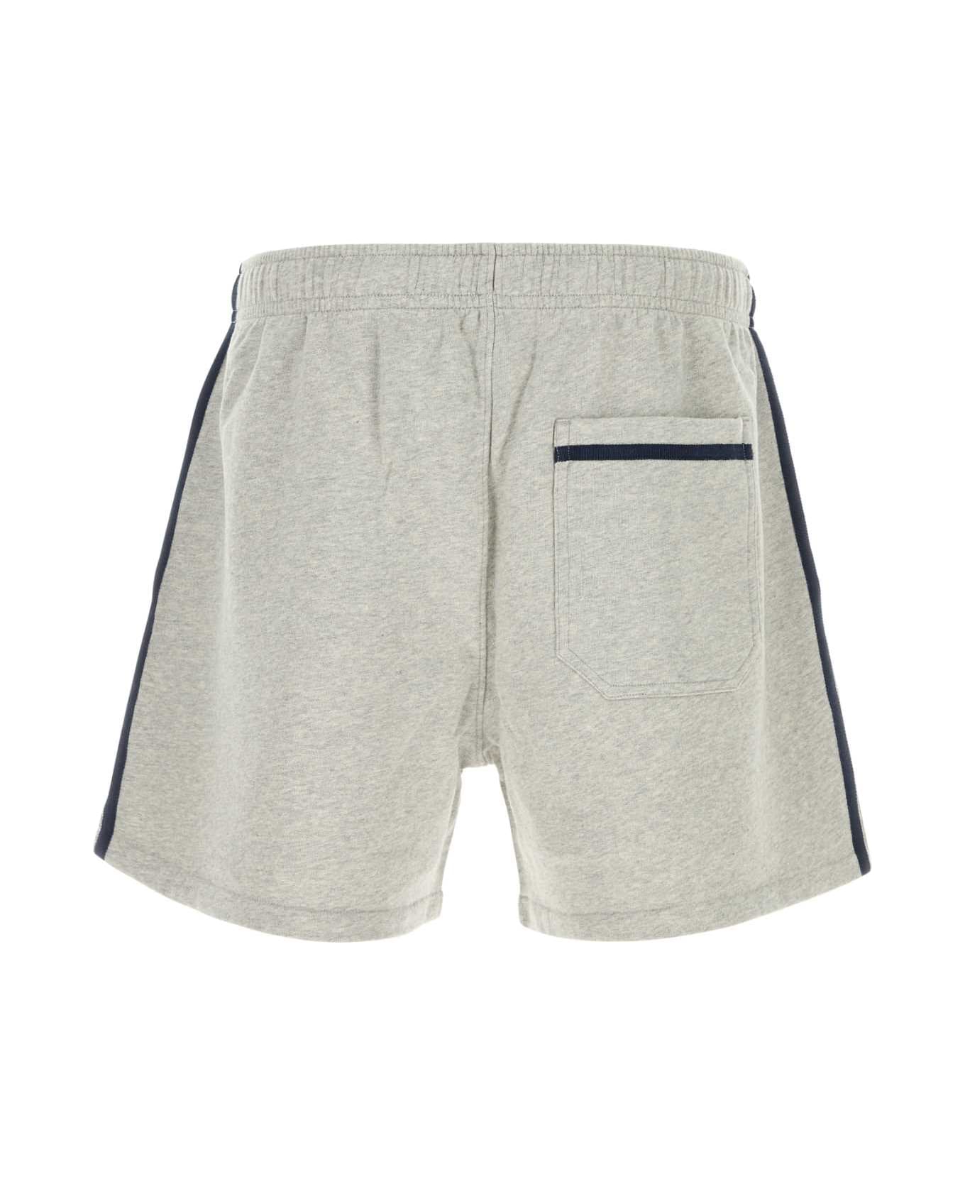 Bode Grey Cotton Bermuda Shorts - GREY