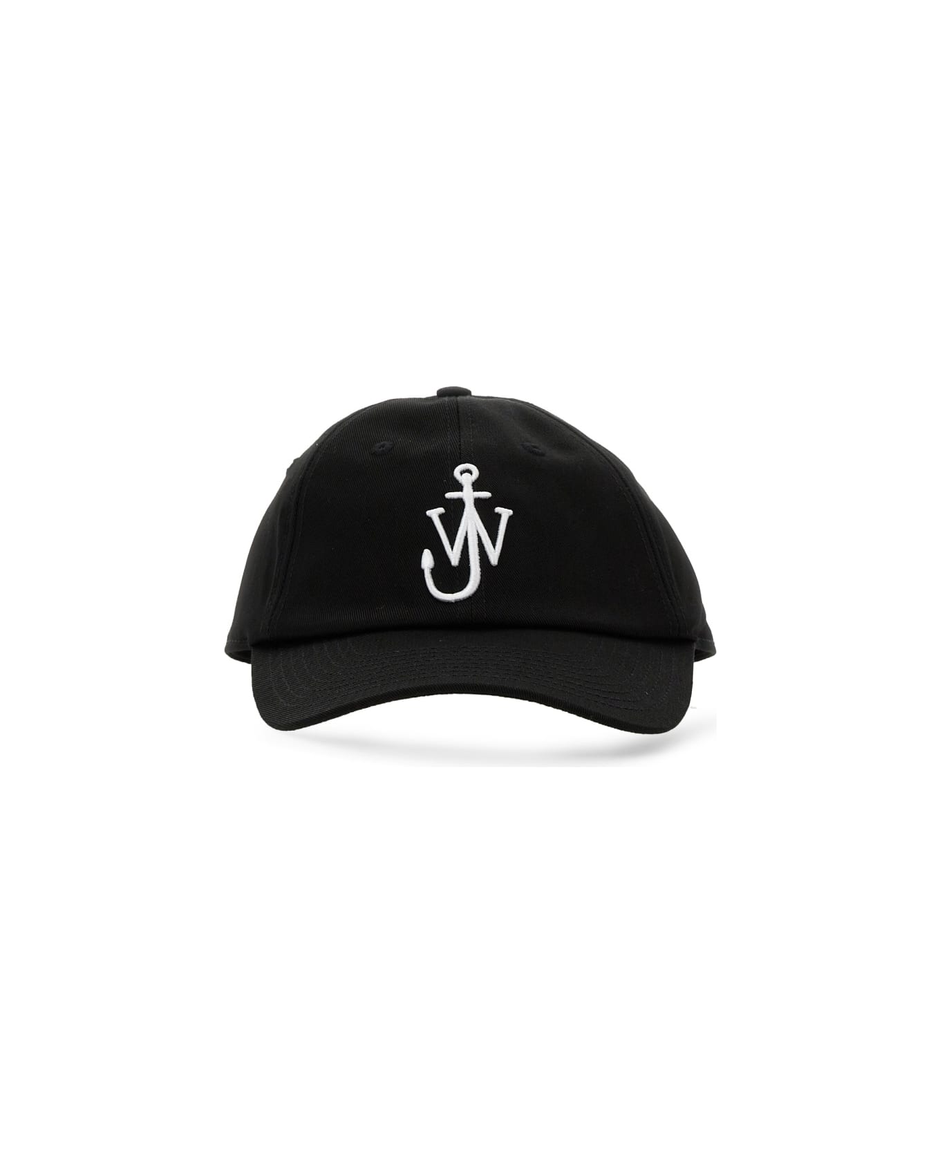 J.W. Anderson Baseball Hat With Logo - BLACK