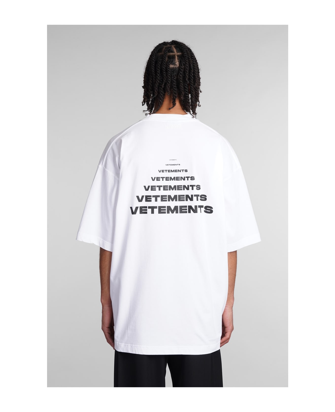 VETEMENTS T-shirt In White Cotton - white