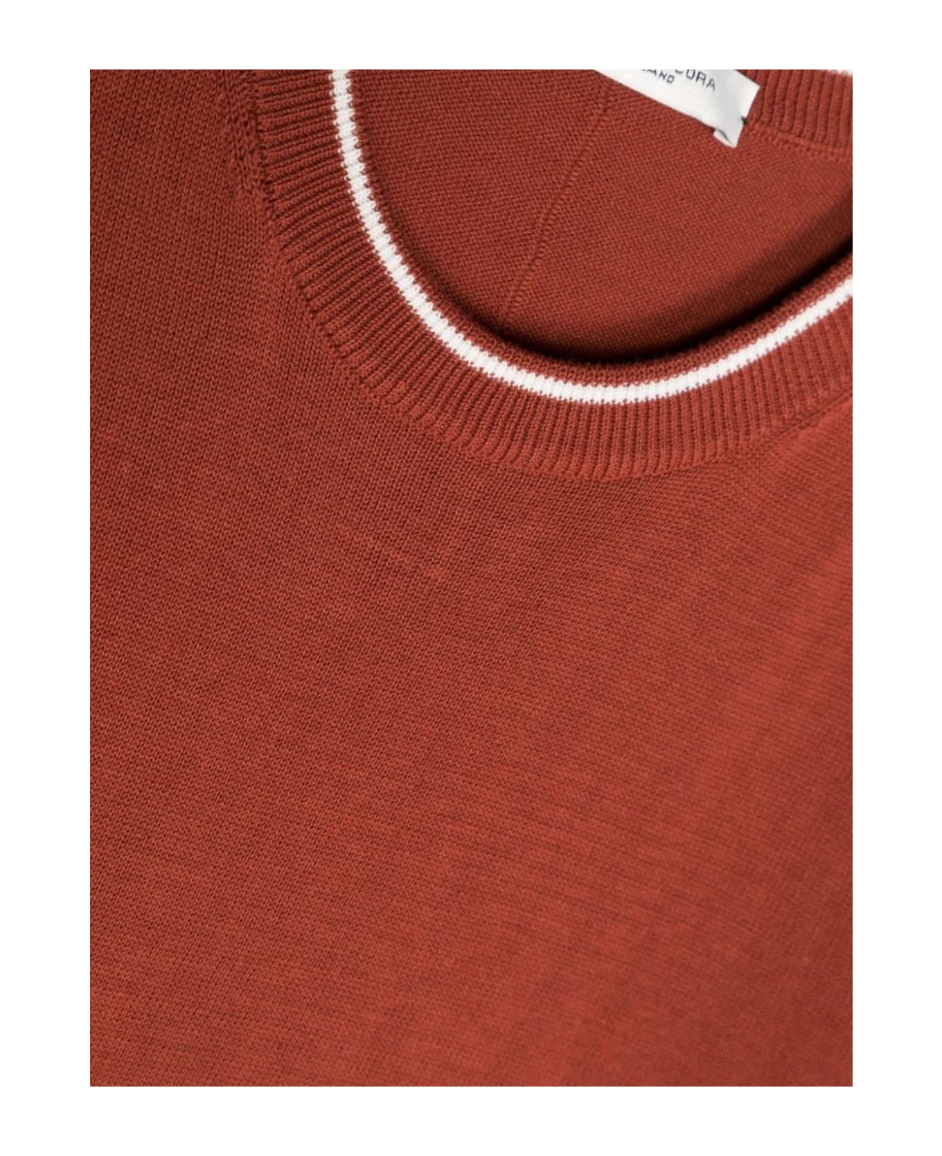 Paolo Pecora Sweaters Red - Red ニットウェア＆スウェットシャツ