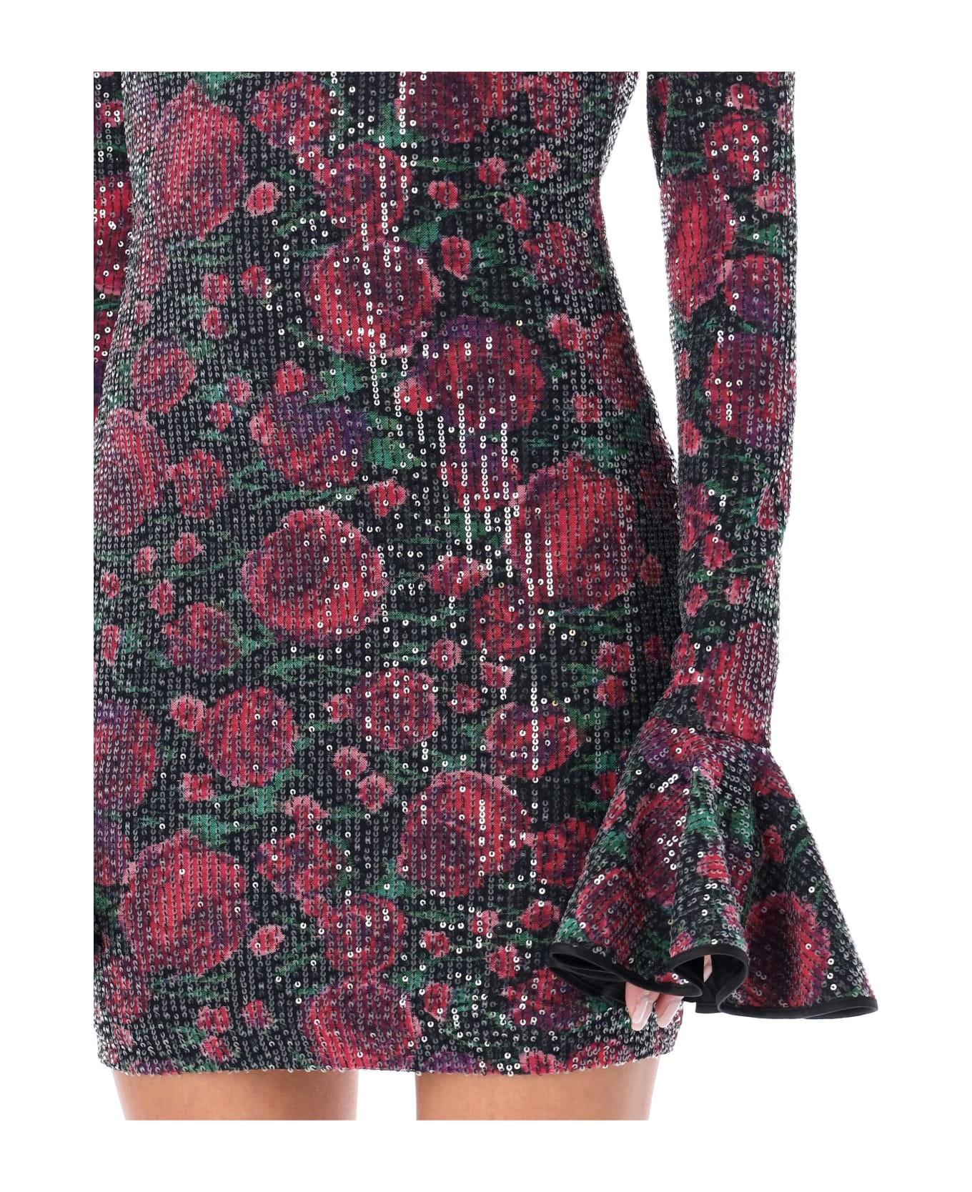 Rotate by Birger Christensen Sequins Open Back Dress - ROSES ワンピース＆ドレス