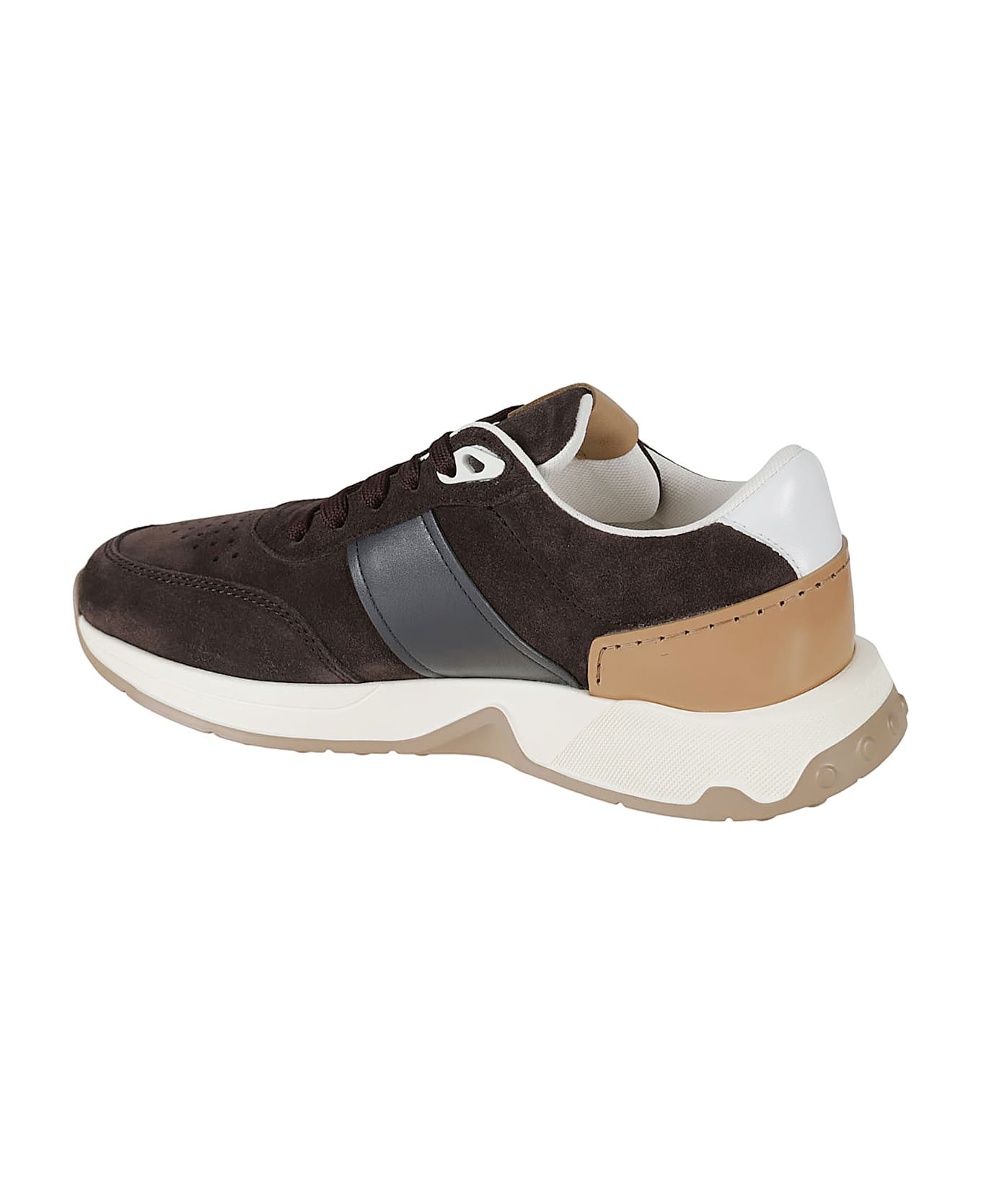 Tod's Running Mid Sneakers - mud