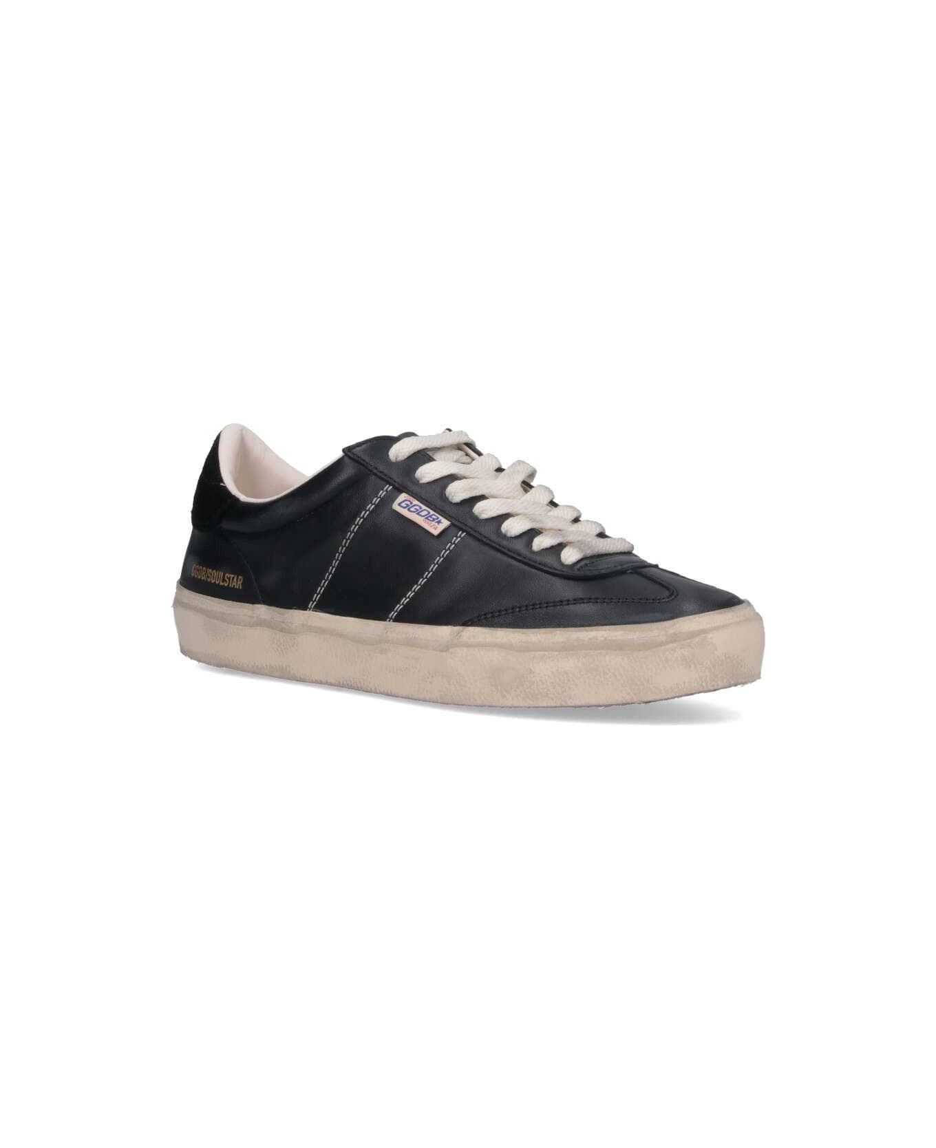 Golden Goose 'soul Star' Sneakers - Black