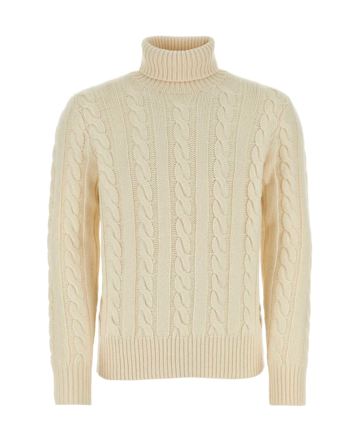 Polo Ralph Lauren Ivory Wool Blend Sweater - ANDOVERCREAM