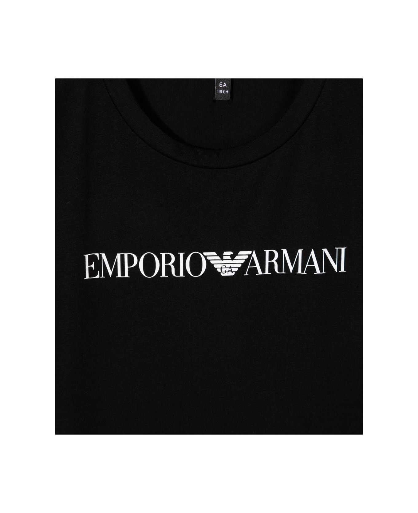 Emporio Armani T-shirt With Print - Nero Logo